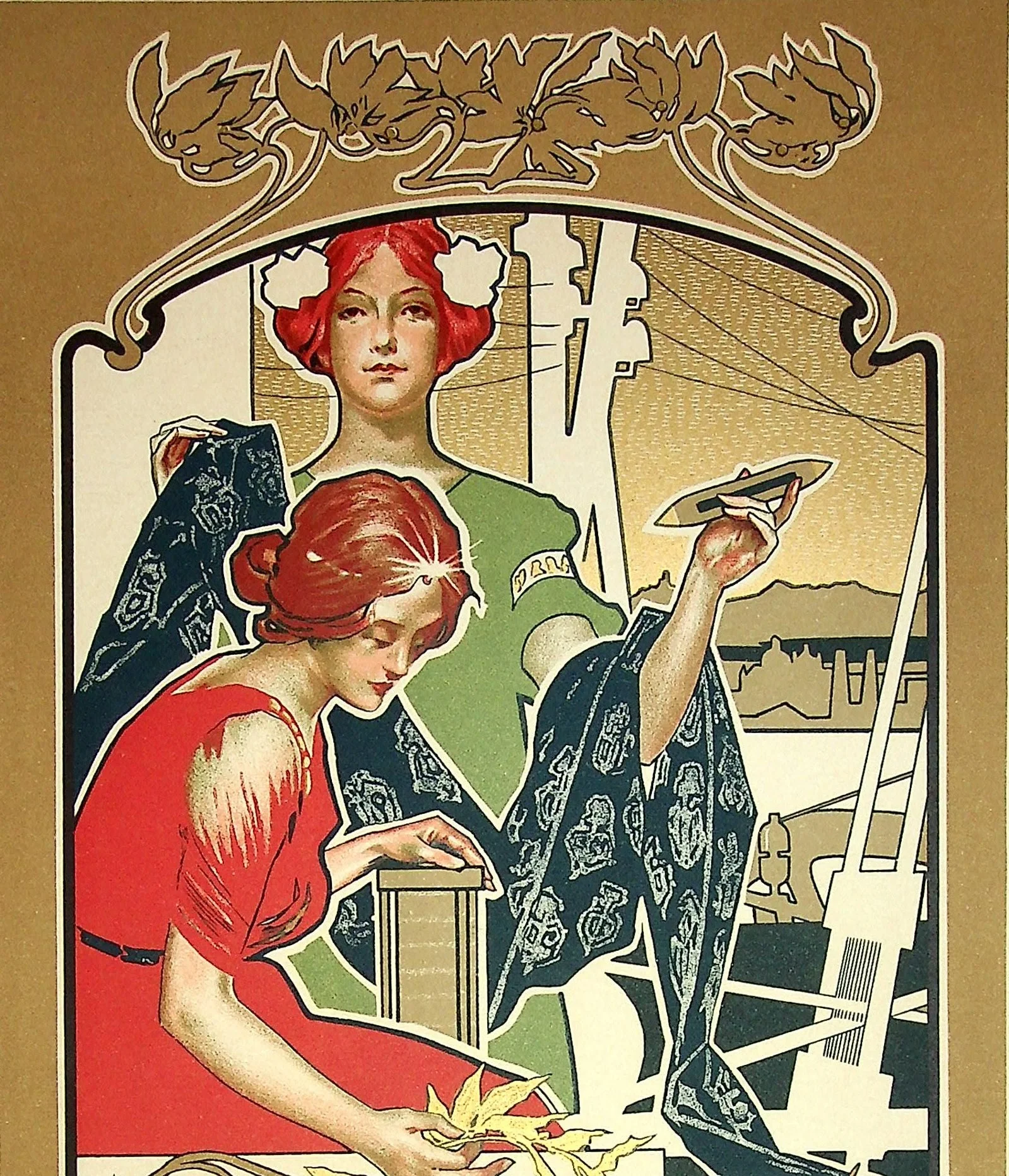 Adolfo HOHENSTEIN : La découverte de la pile voltaïque, Lithographie originale signée - Image 5