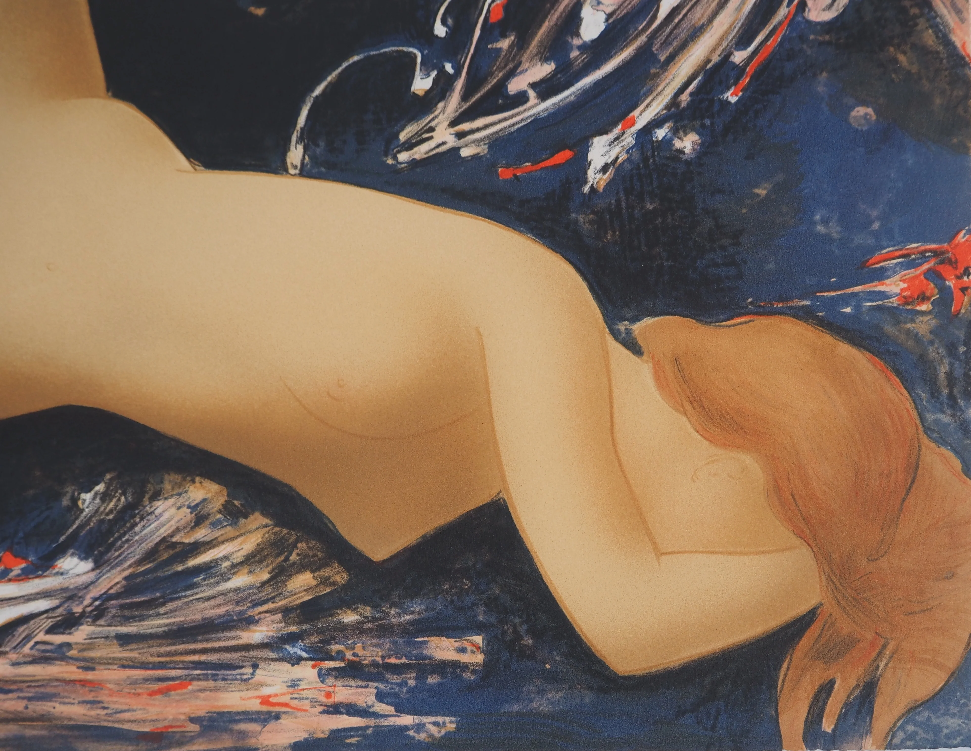 Alain BONNEFOIT : Souplesse assoupie, Lithographie originale signée - Image 4