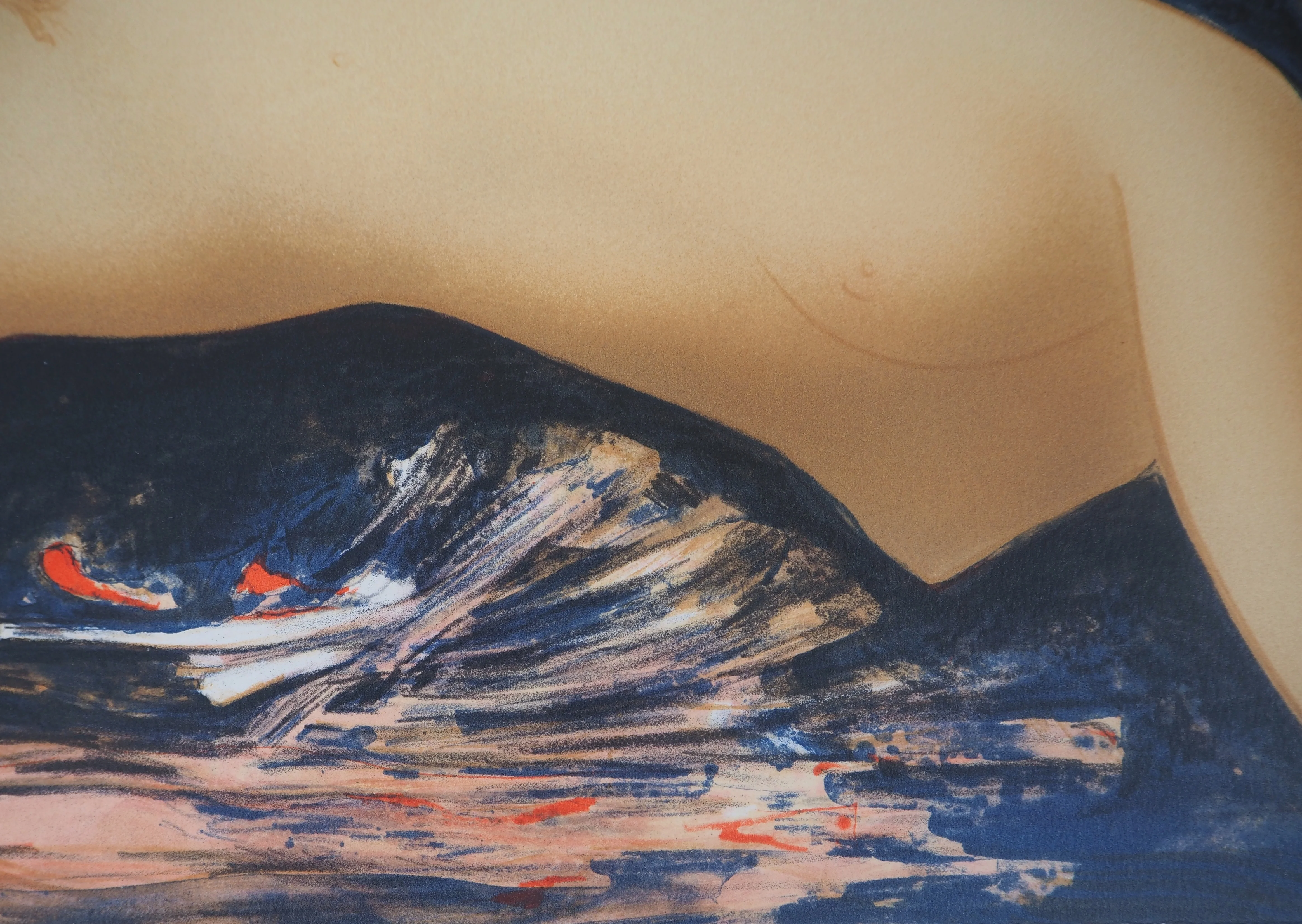 Alain BONNEFOIT : Souplesse assoupie, Lithographie originale signée - Image 5