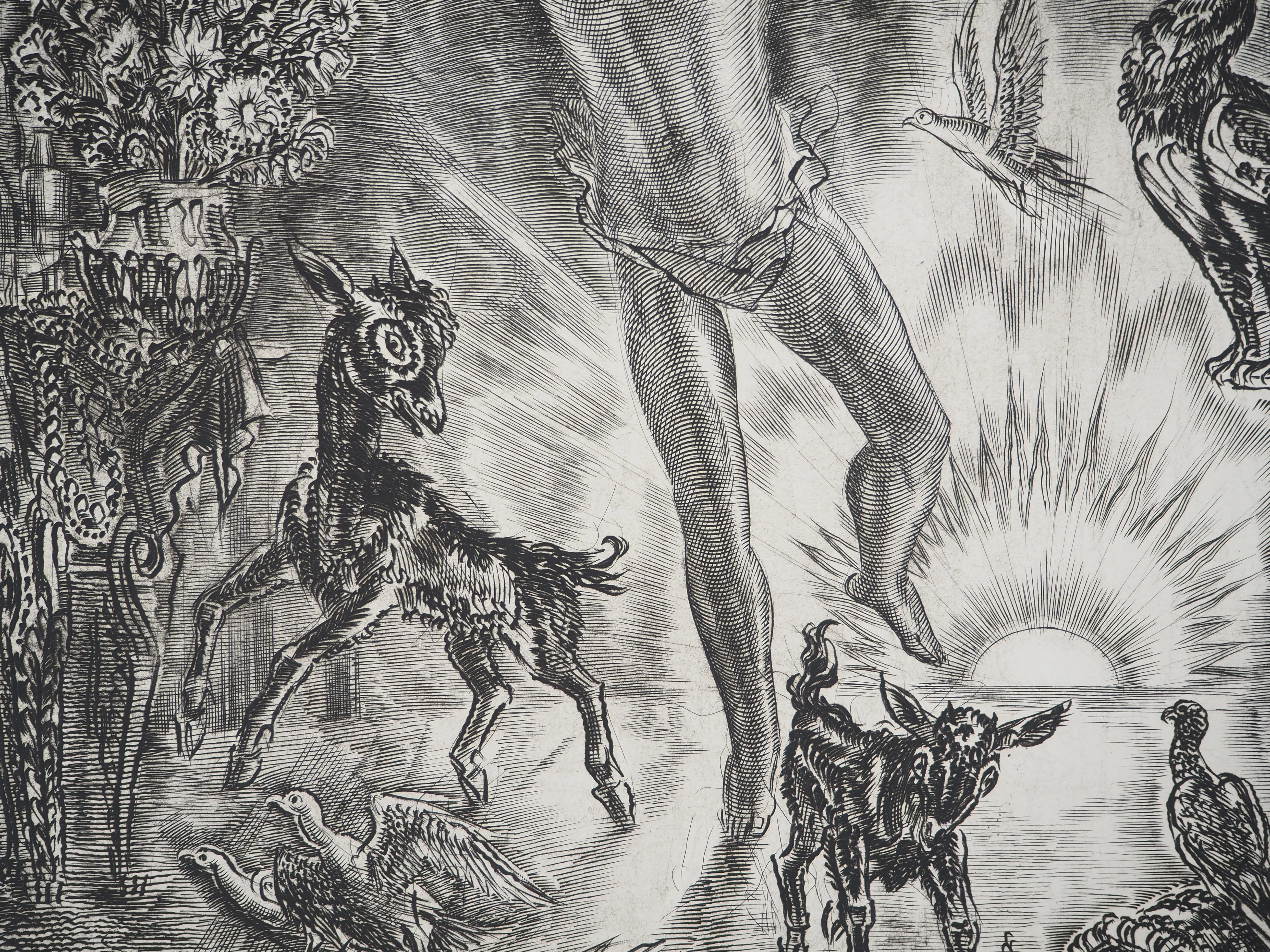 Albert DECARIS : Joie de la nouvelle année, Gravure originale signée - Image 5