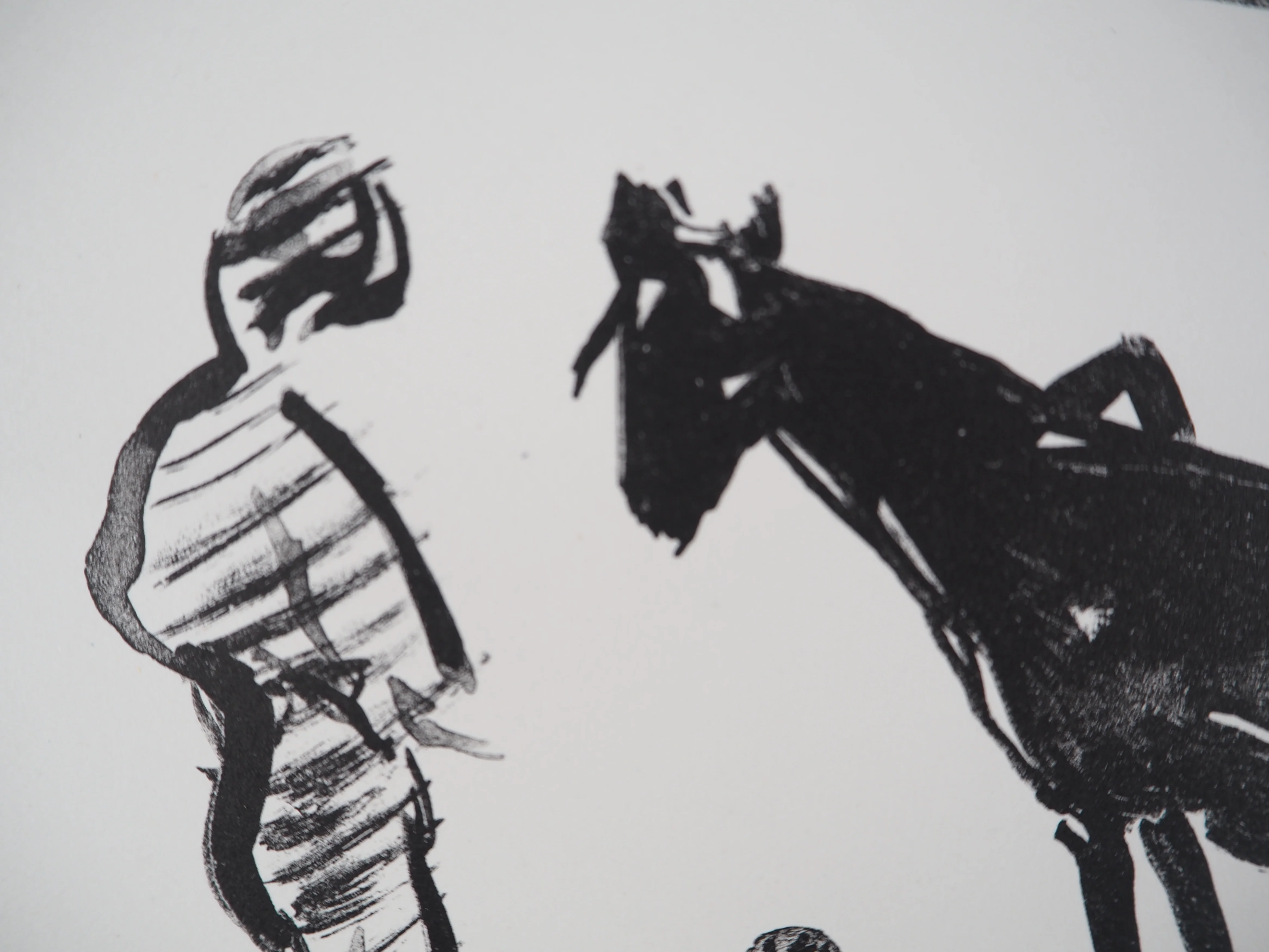 Albert MARQUET : La charrette à cheval, Lithographie originale signée - Image 6