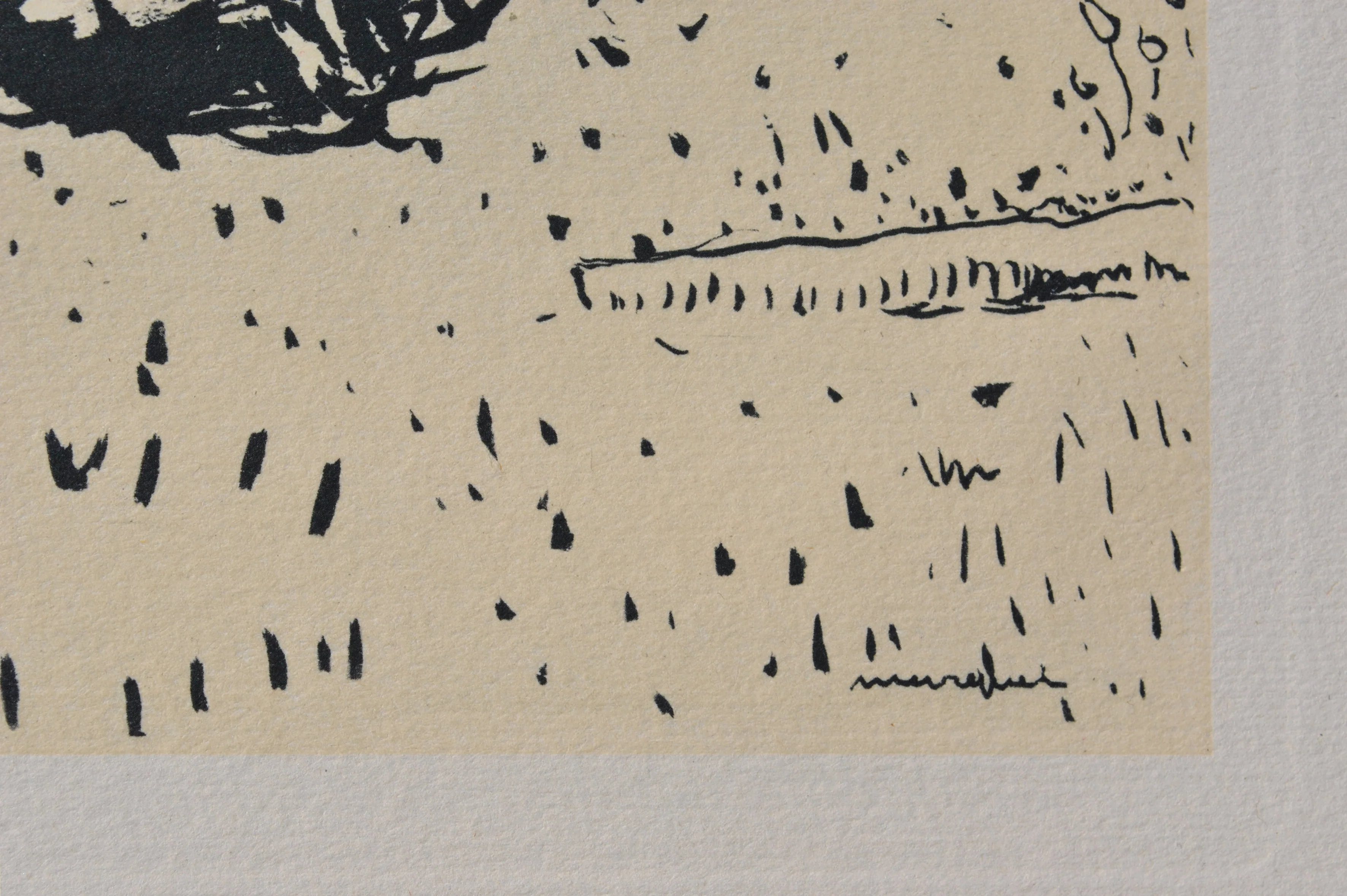 Albert MARQUET : Petit parc de région parisienne, Gravure signée - Image 3