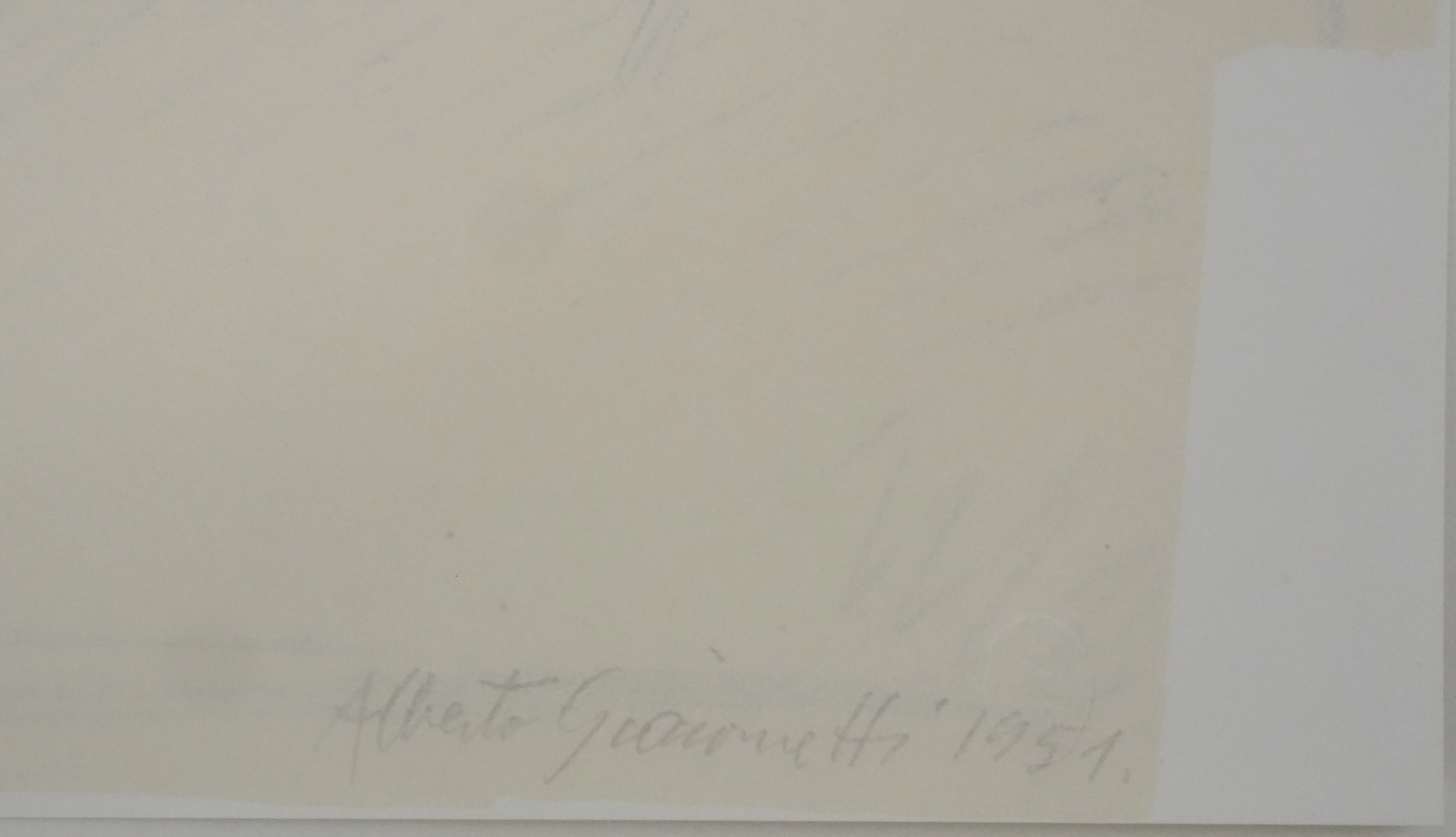 Alberto GIACOMETTI : Buste d'homme, Lithographie signée - Image 2