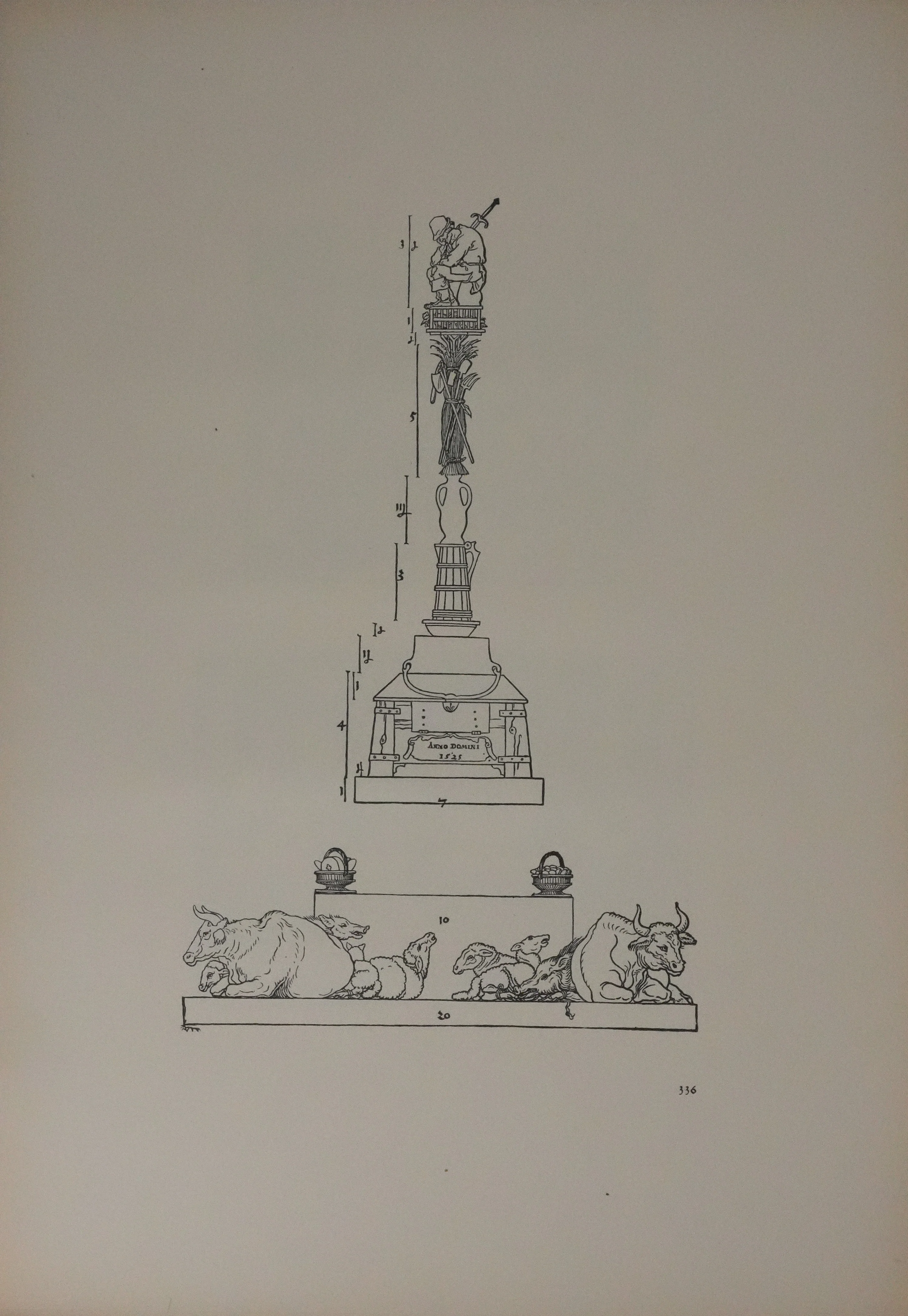 Albrecht DURER : Colonne de la Victoire, Gravure