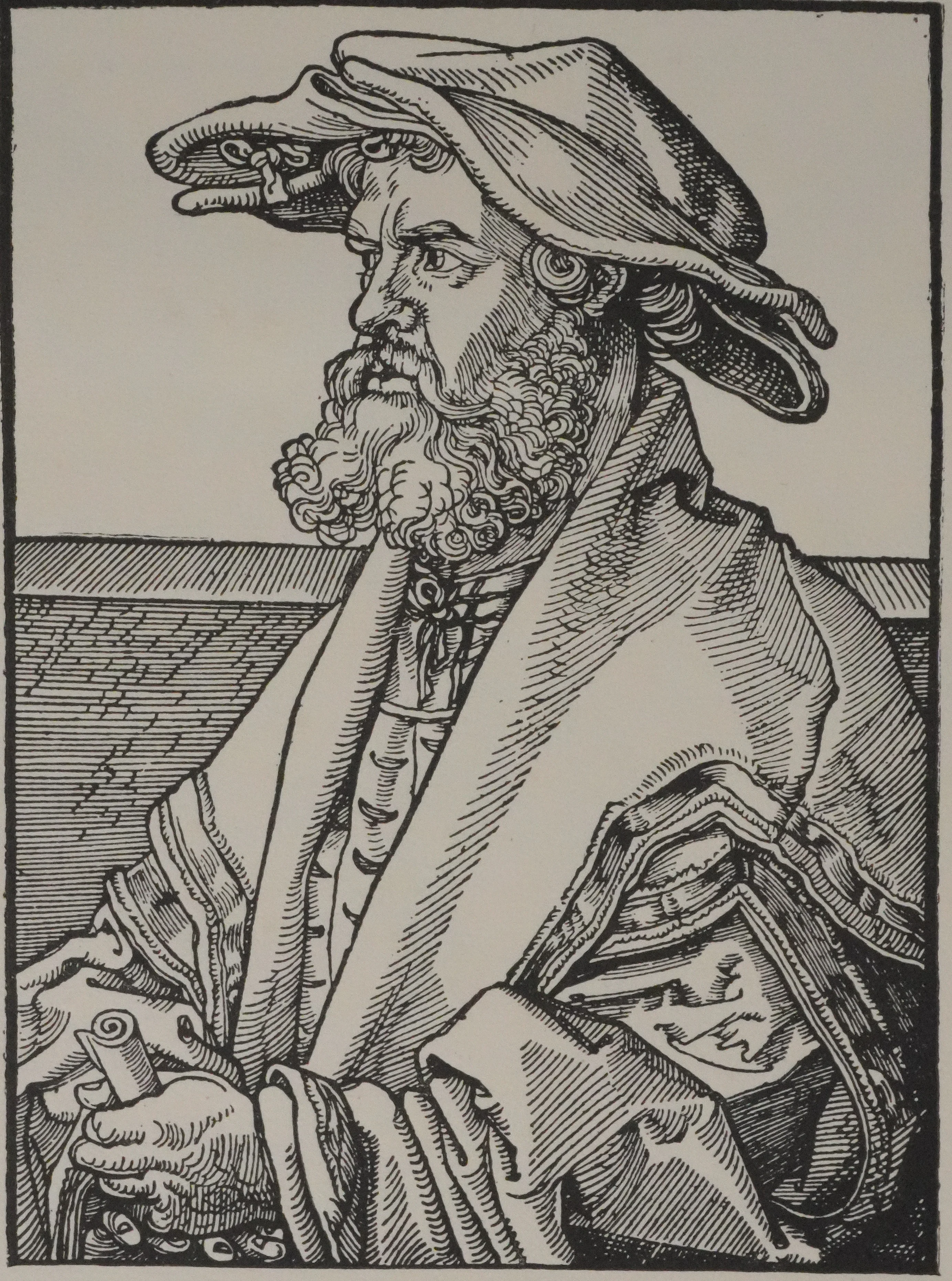 Albrecht DURER : La Vierge sur un banc d'herbe et Helius Eobanus Hessus, Gravure - Image 6