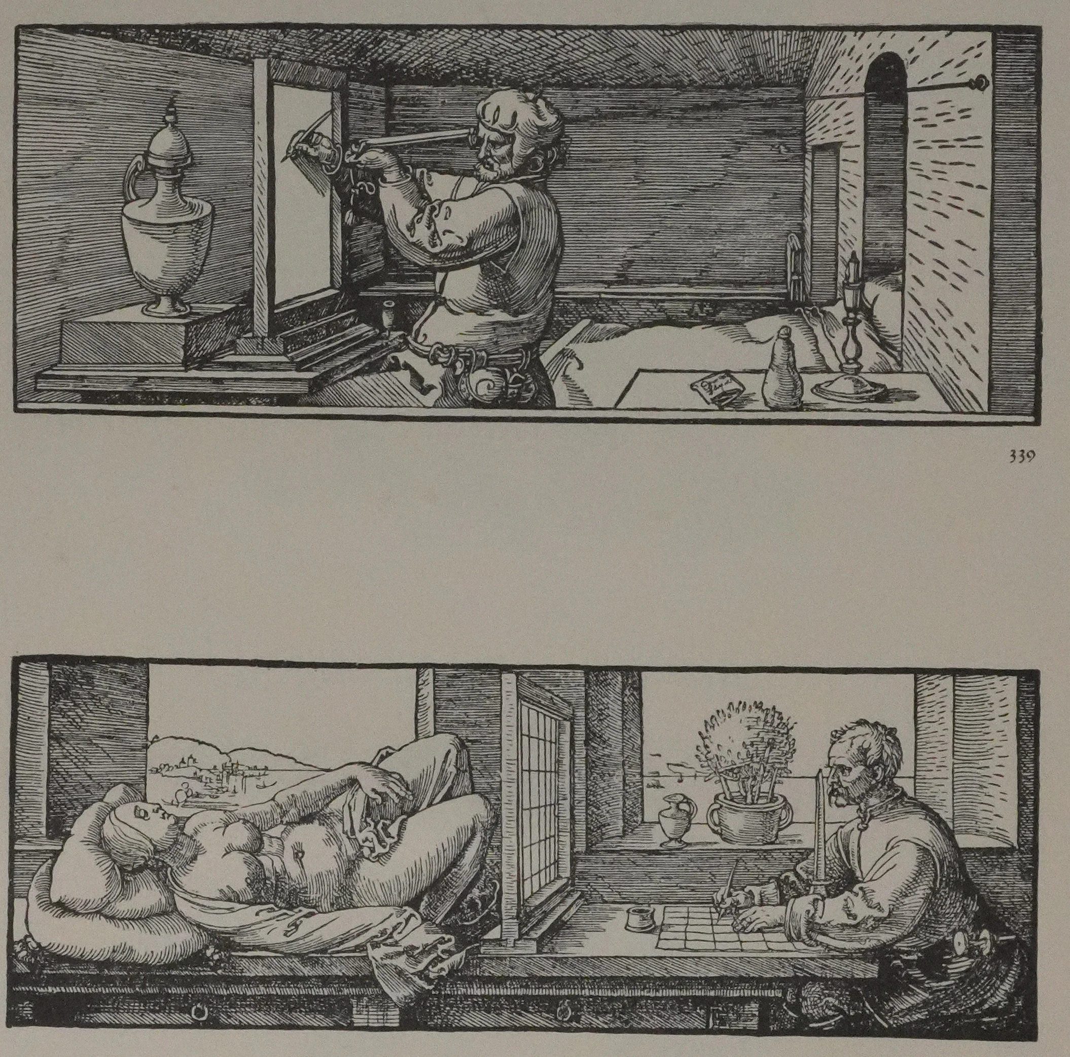 Albrecht DURER : L'artiste au travail, Gravure - Image 2
