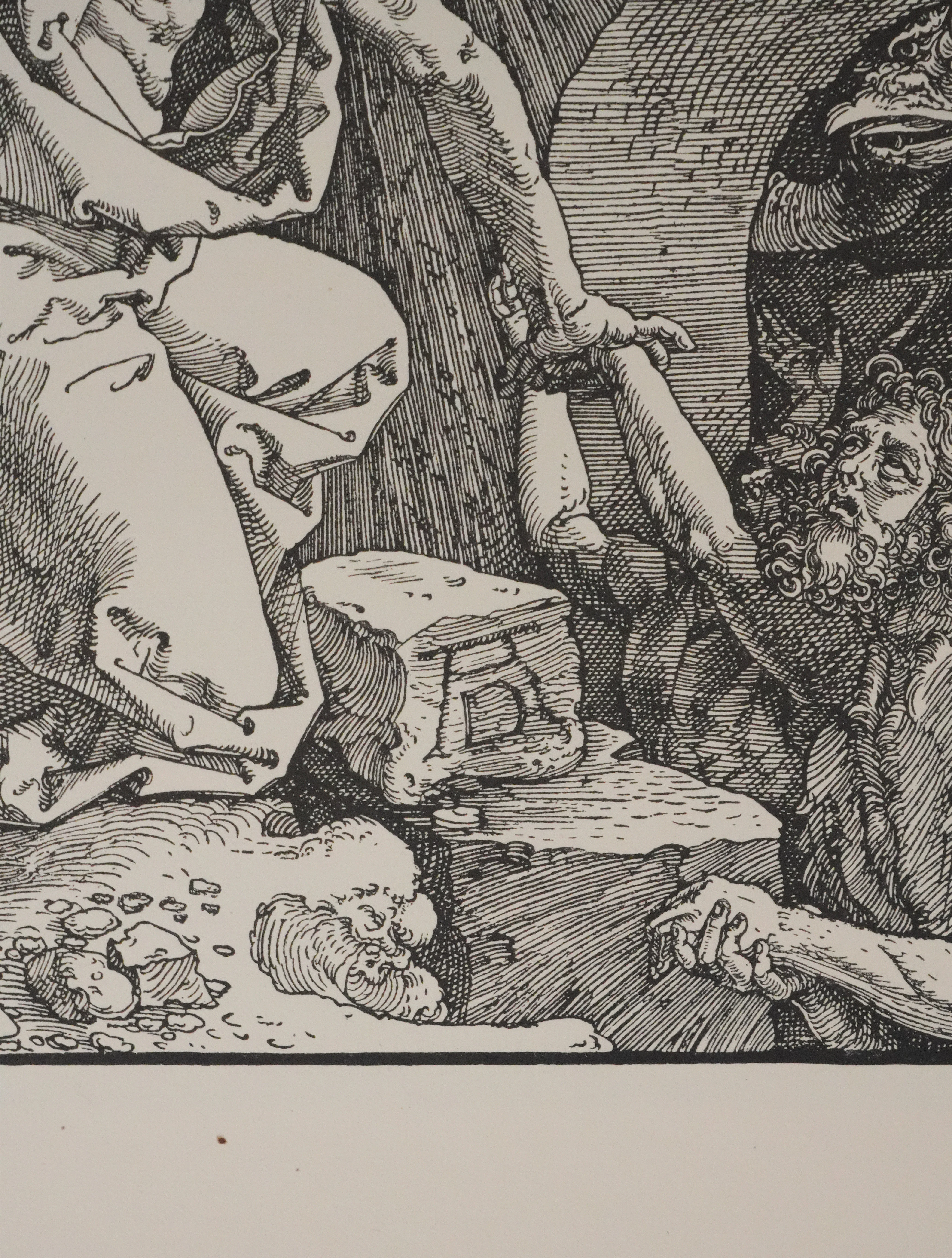 Albrecht DURER : Le Christ aux Limbes, Gravure signée - Image 3