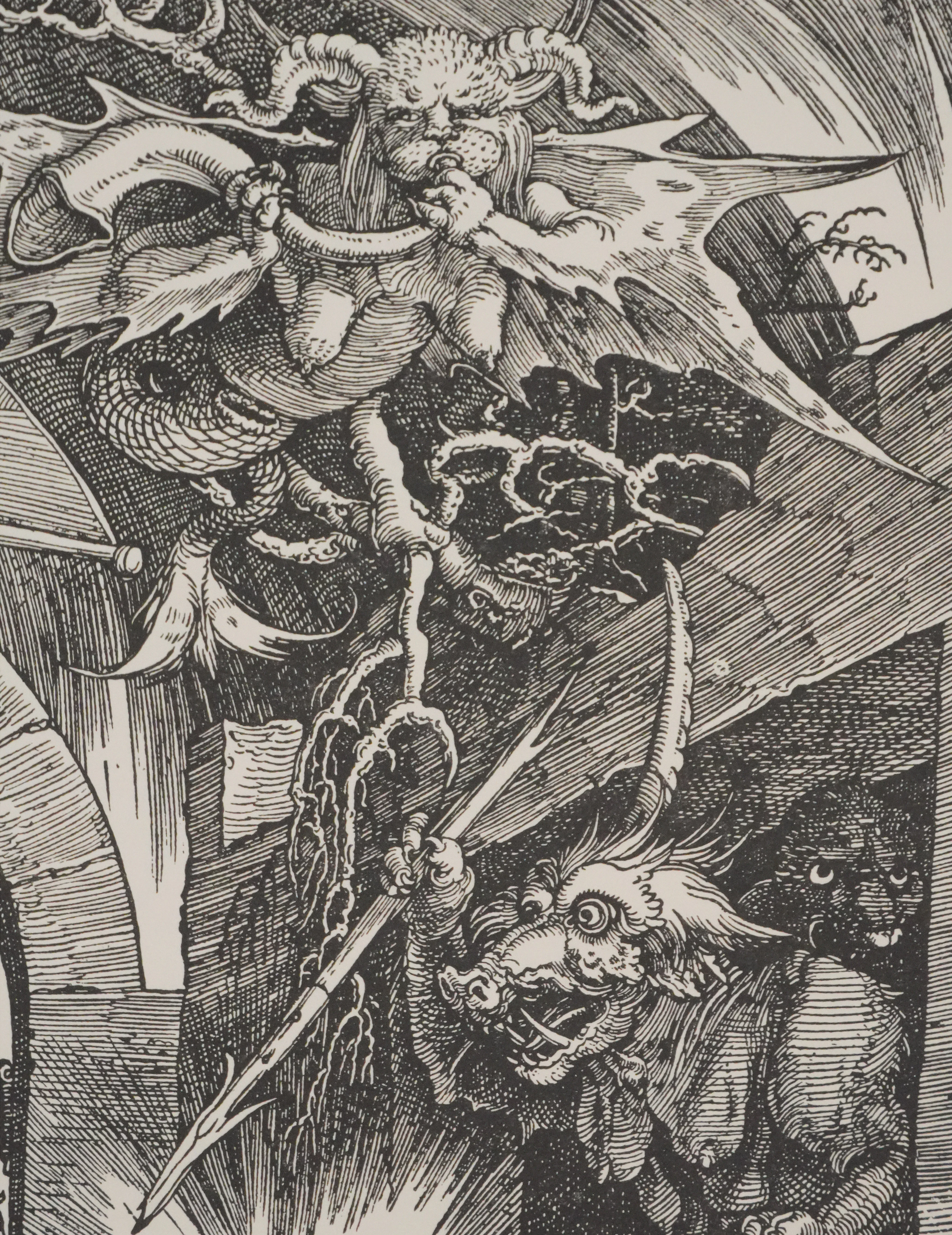 Albrecht DURER : Le Christ aux Limbes, Gravure signée - Image 4