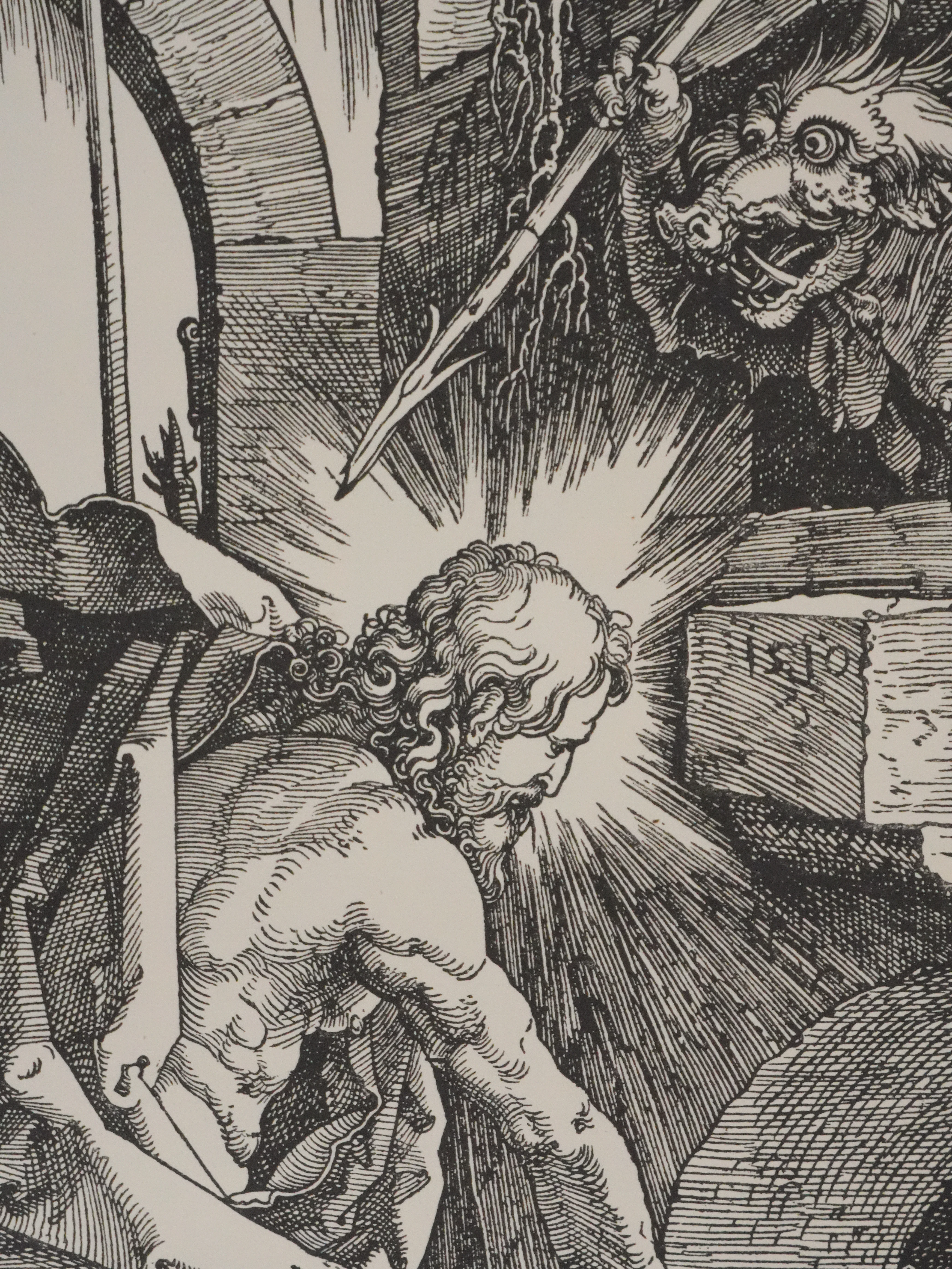 Albrecht DURER : Le Christ aux Limbes, Gravure signée - Image 7