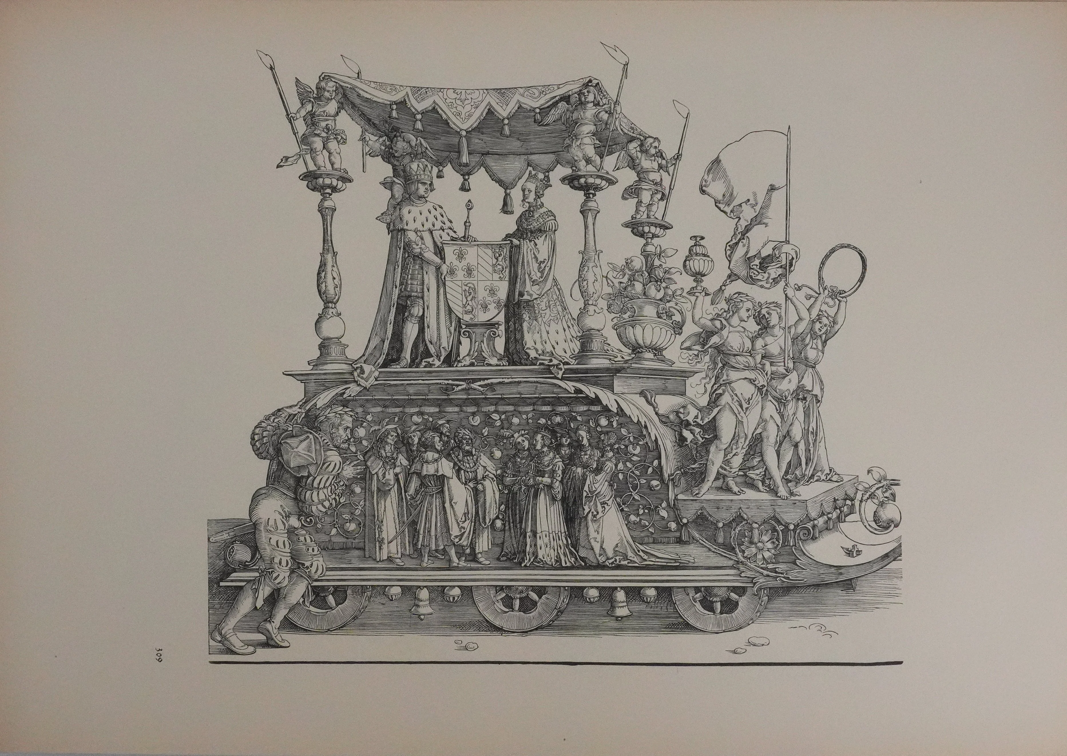 Albrecht DURER : Le triomphe de l'empereur Maximilien Ier, Gravure