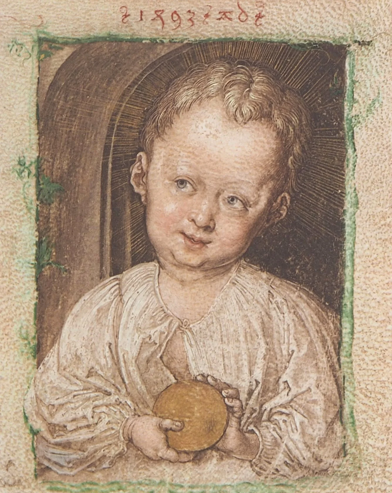 Albrecht DURER : L'enfant Jésus au globe, Lithographie - Image 3