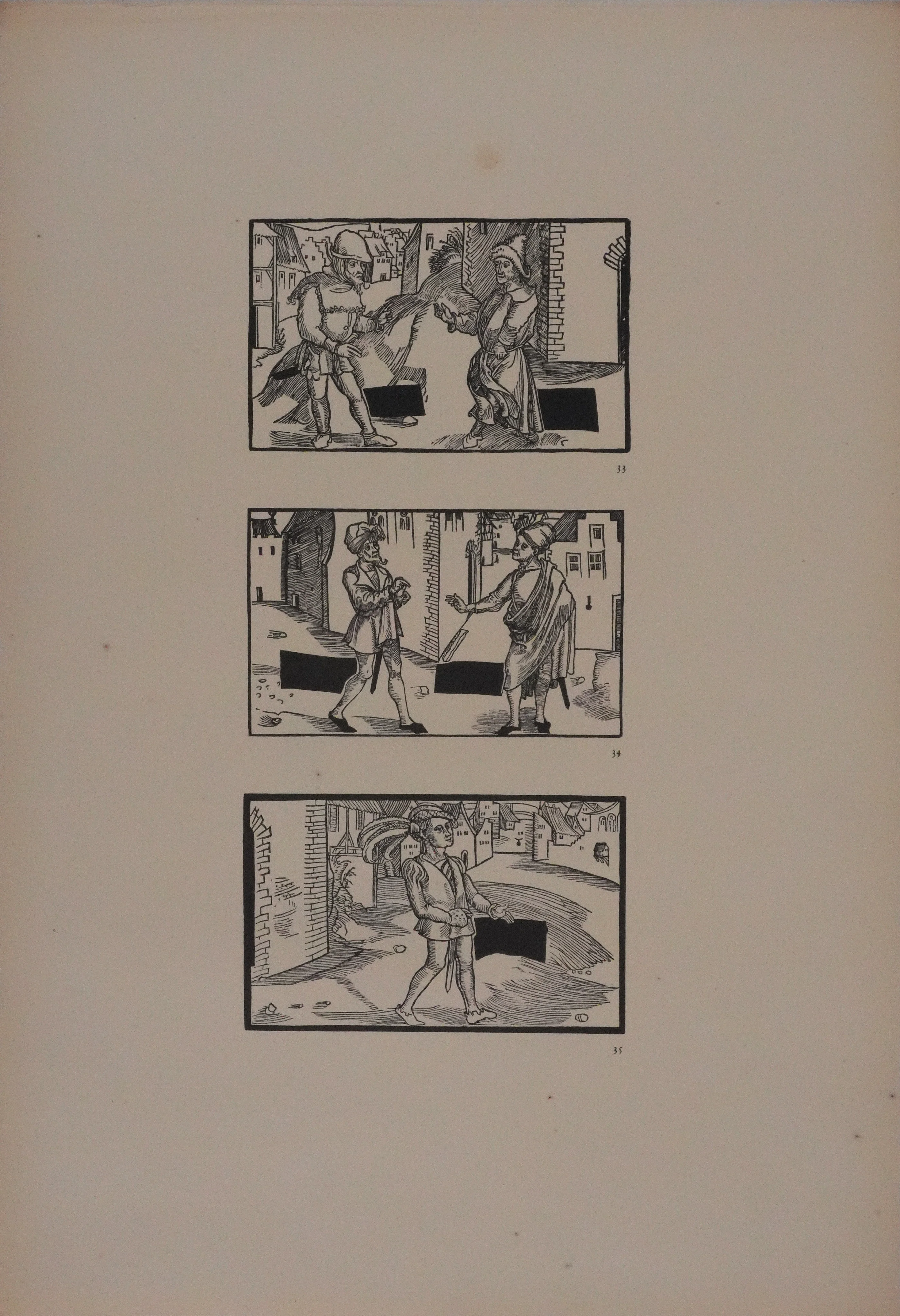Albrecht DURER : Les comédies de Terence, Hécyra, Gravure