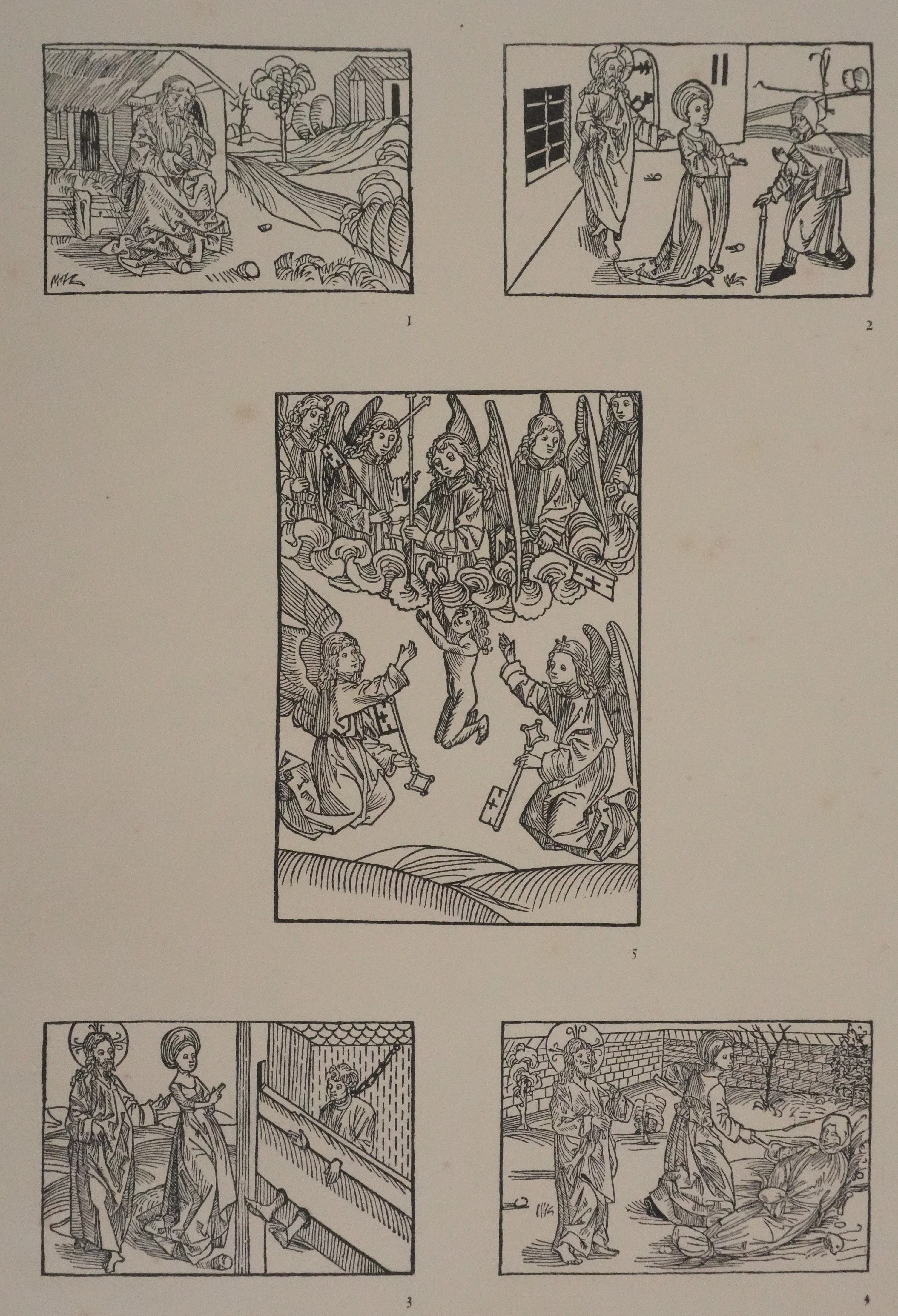 Albrecht DURER : L'histoire des frères Claus, Gravure
