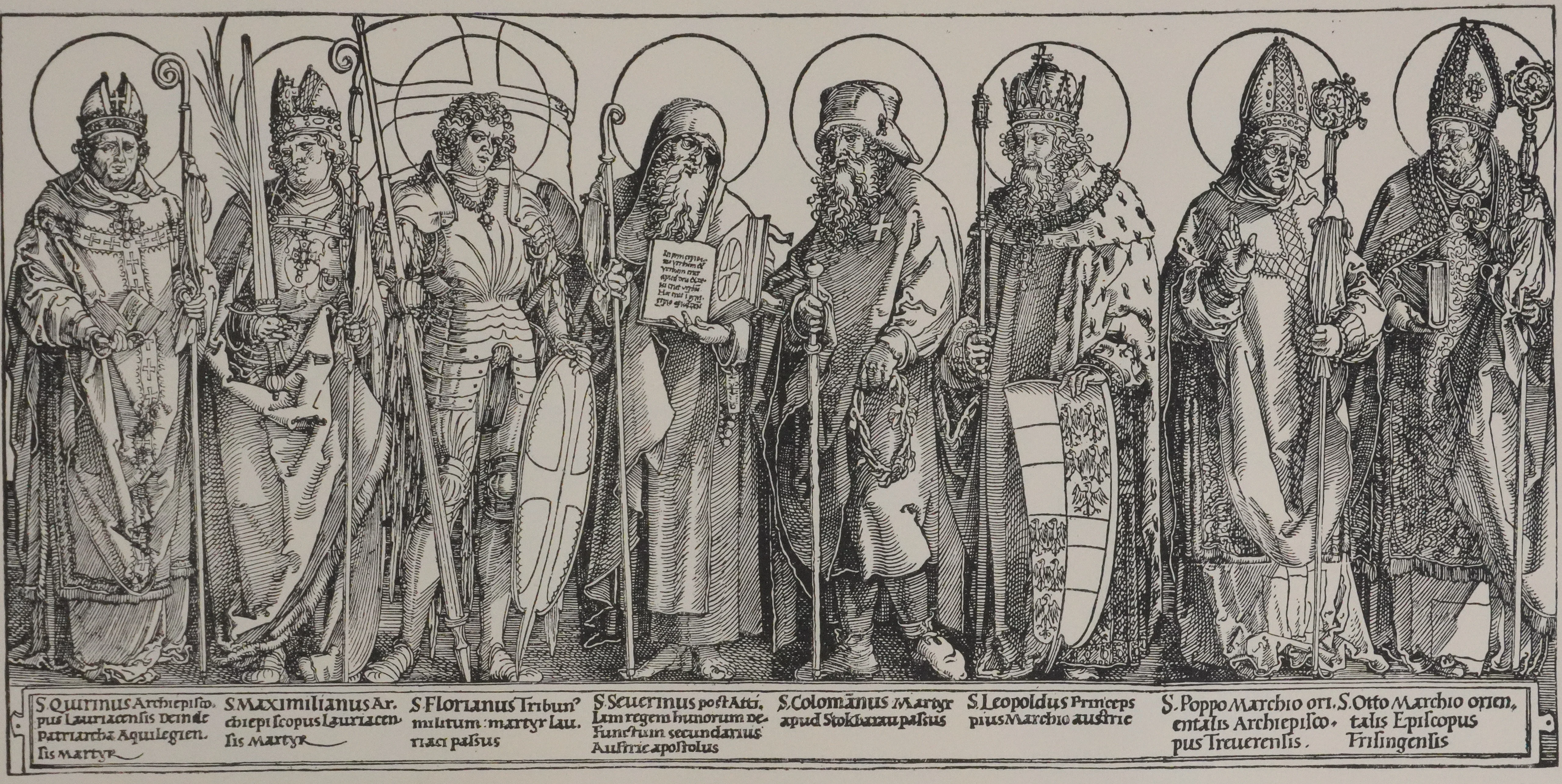Albrecht DURER : Les huit Saints Patrons d'Autriche, Gravure - Image 2