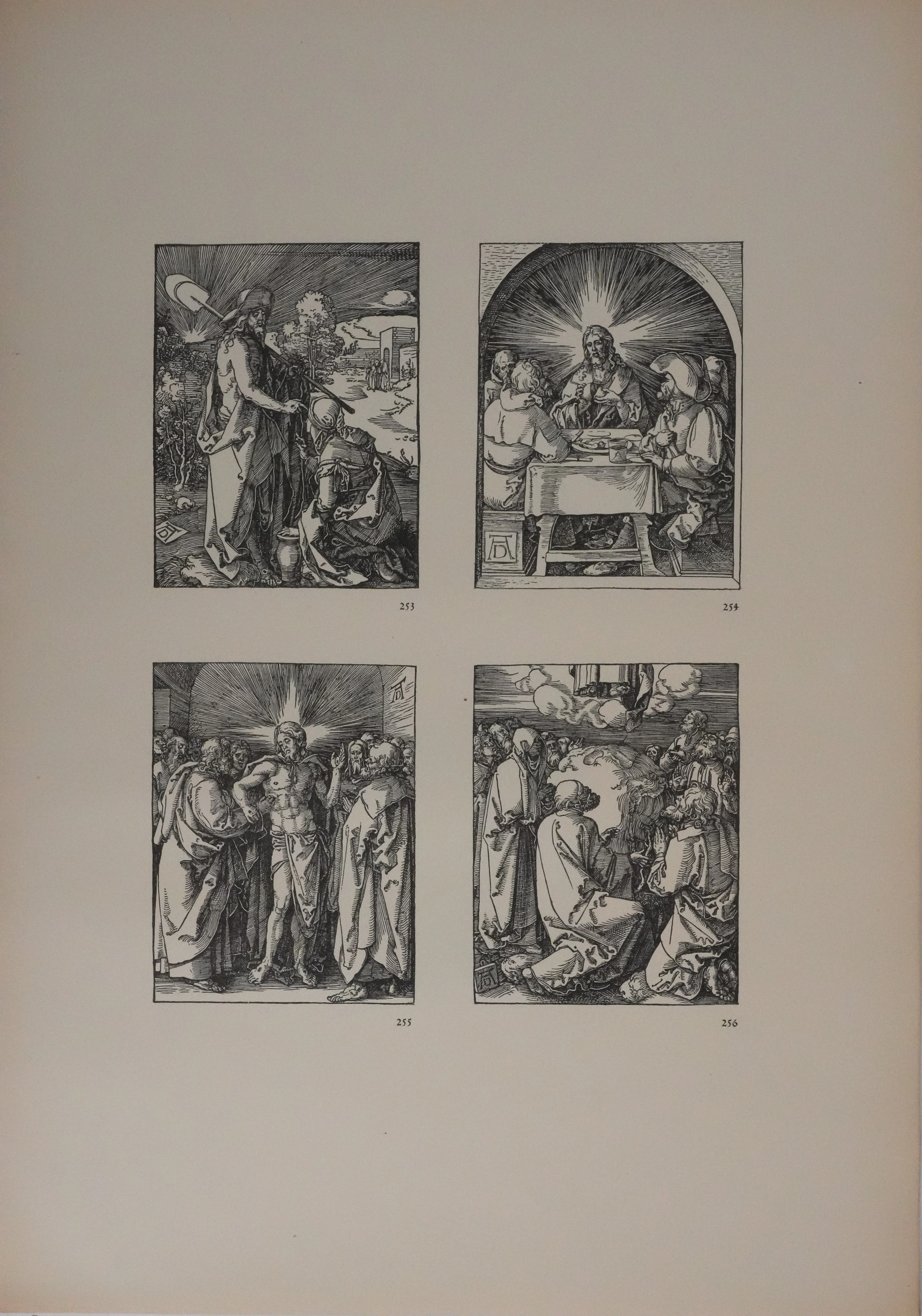 Albrecht DURER : Noli me tangere, Gravure signée