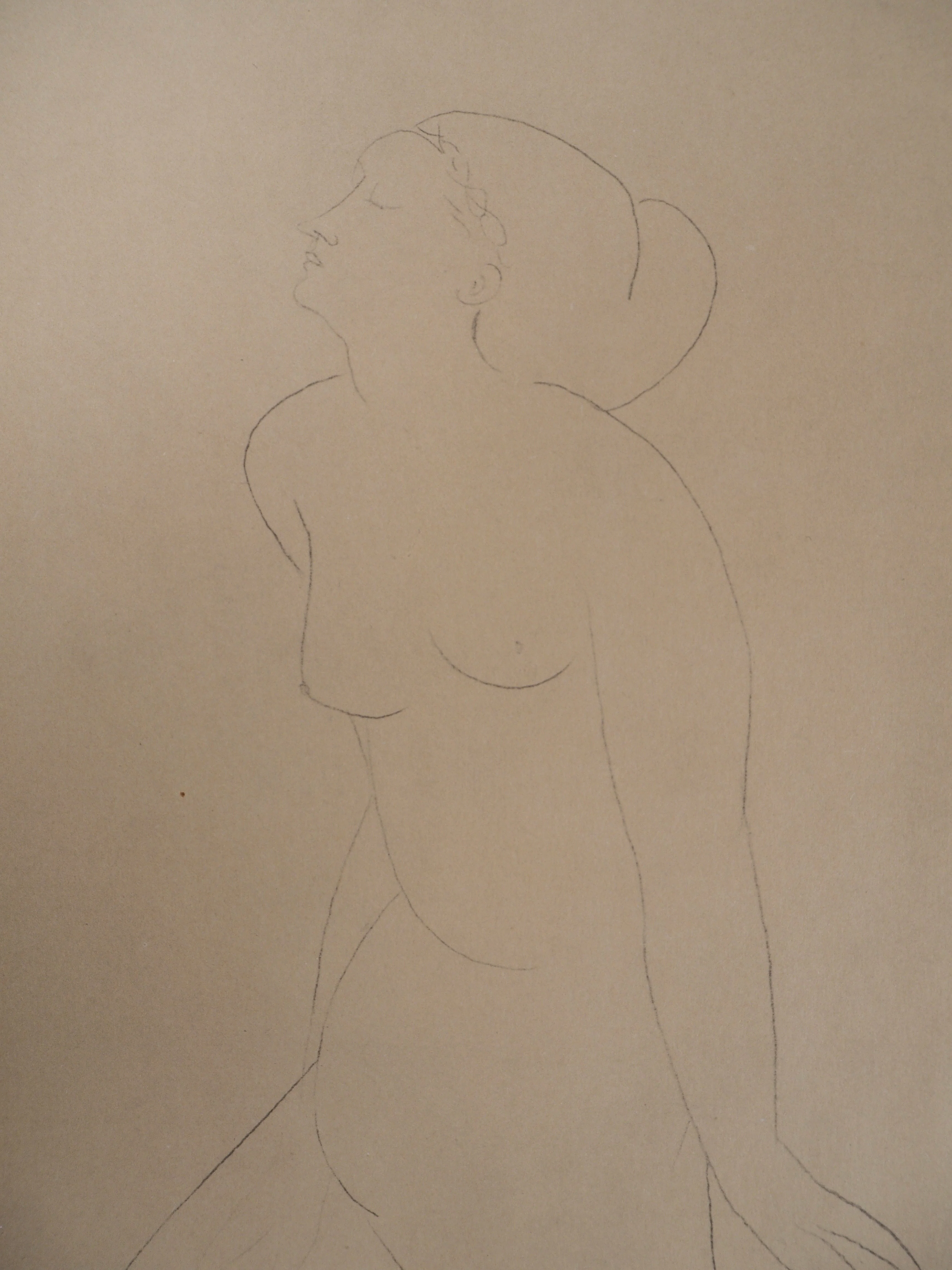 Amedeo MODIGLIANI : Nu rêveur, Lithographie signée - Image 3