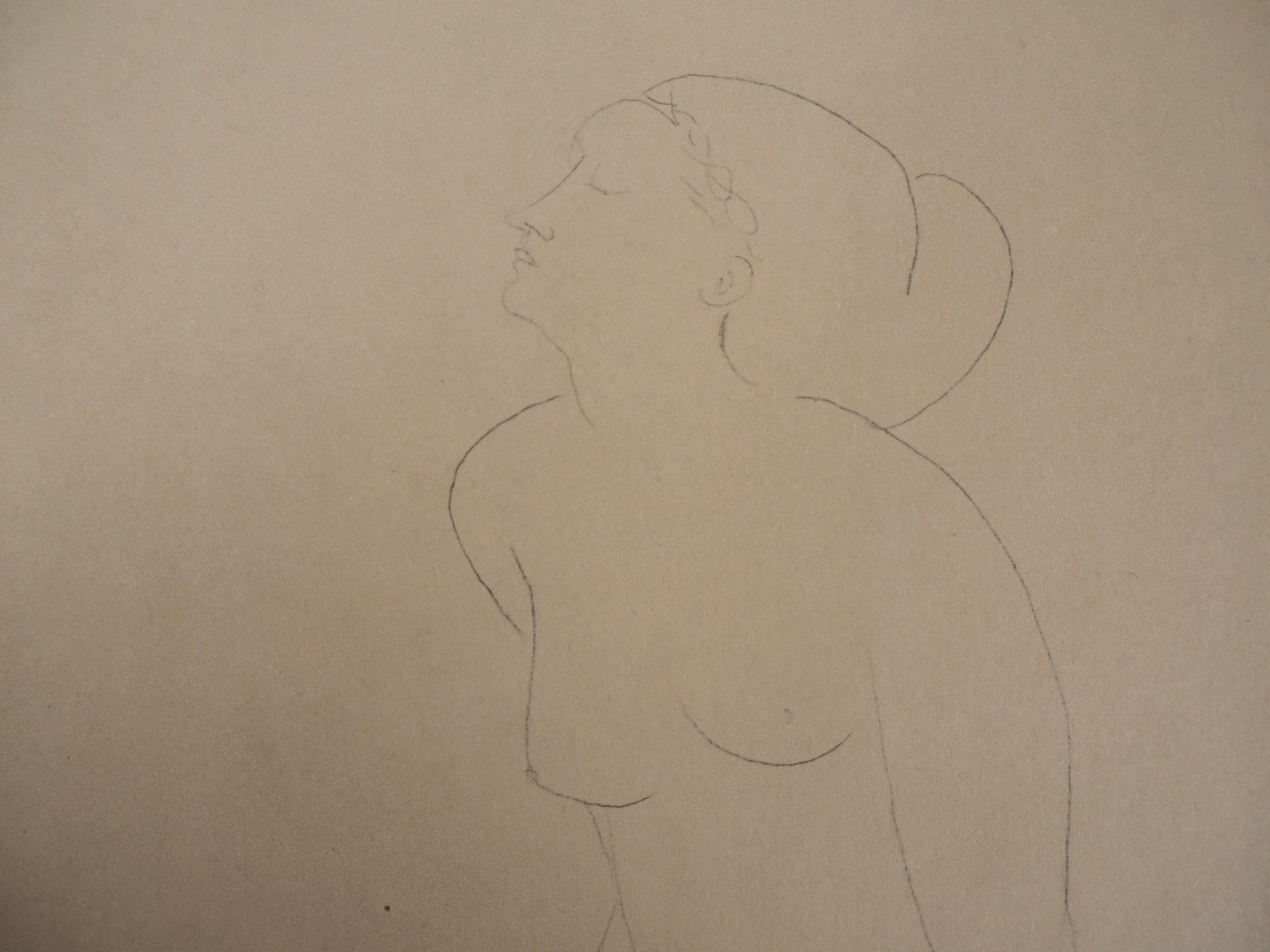 Amedeo MODIGLIANI : Nu rêveur, Lithographie signée - Image 4