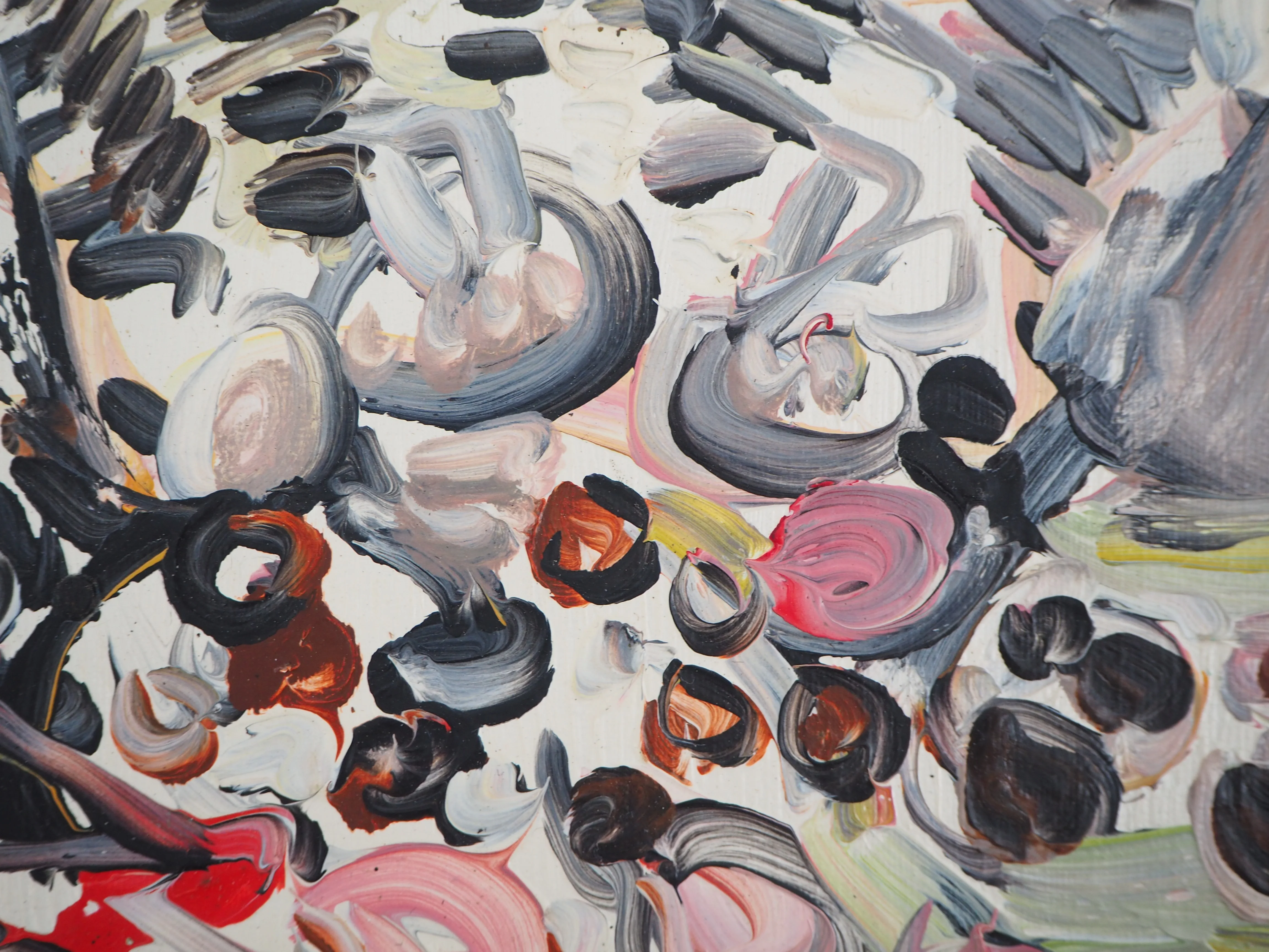 André COTTAVOZ : Panier de fruits, Huile sur panneau signée - Image 6