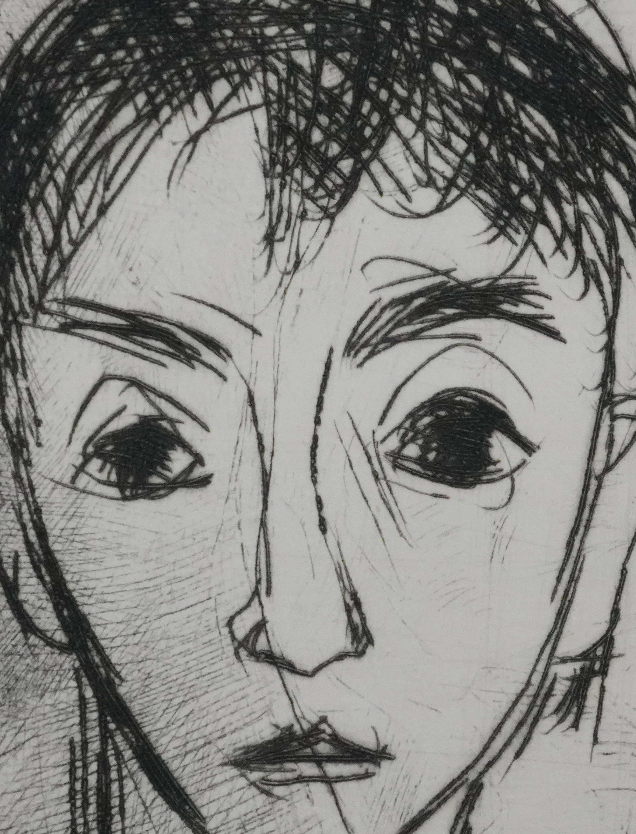 André JACQUEMIN : Le jeune garçon, Gravure originale signée - Image 5