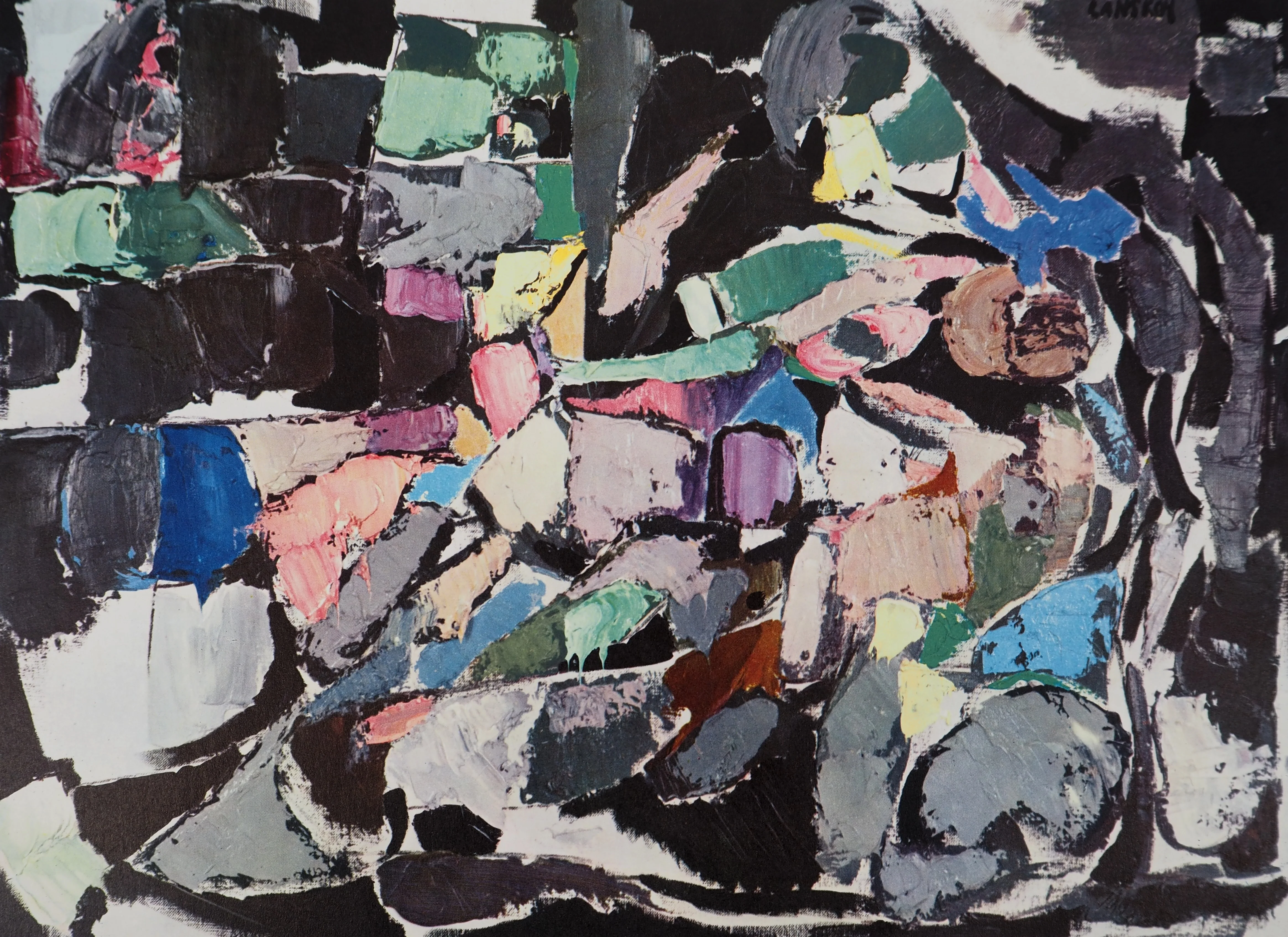 André LANSKOY : L'espace retrouvé, Héliogravure signée - Image 3