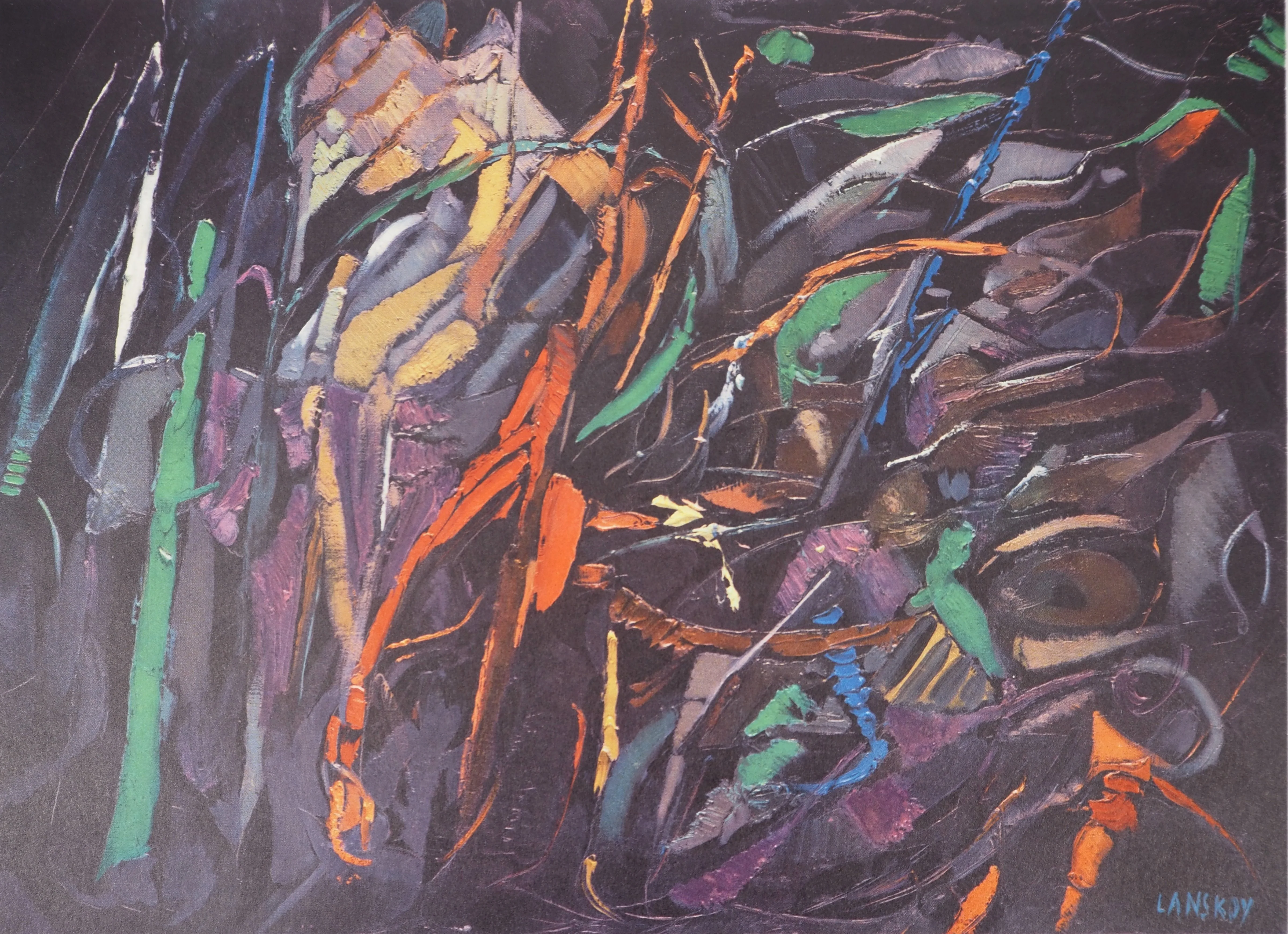 André LANSKOY : Nostalgie vaincue, Héliogravure signée - Image 3