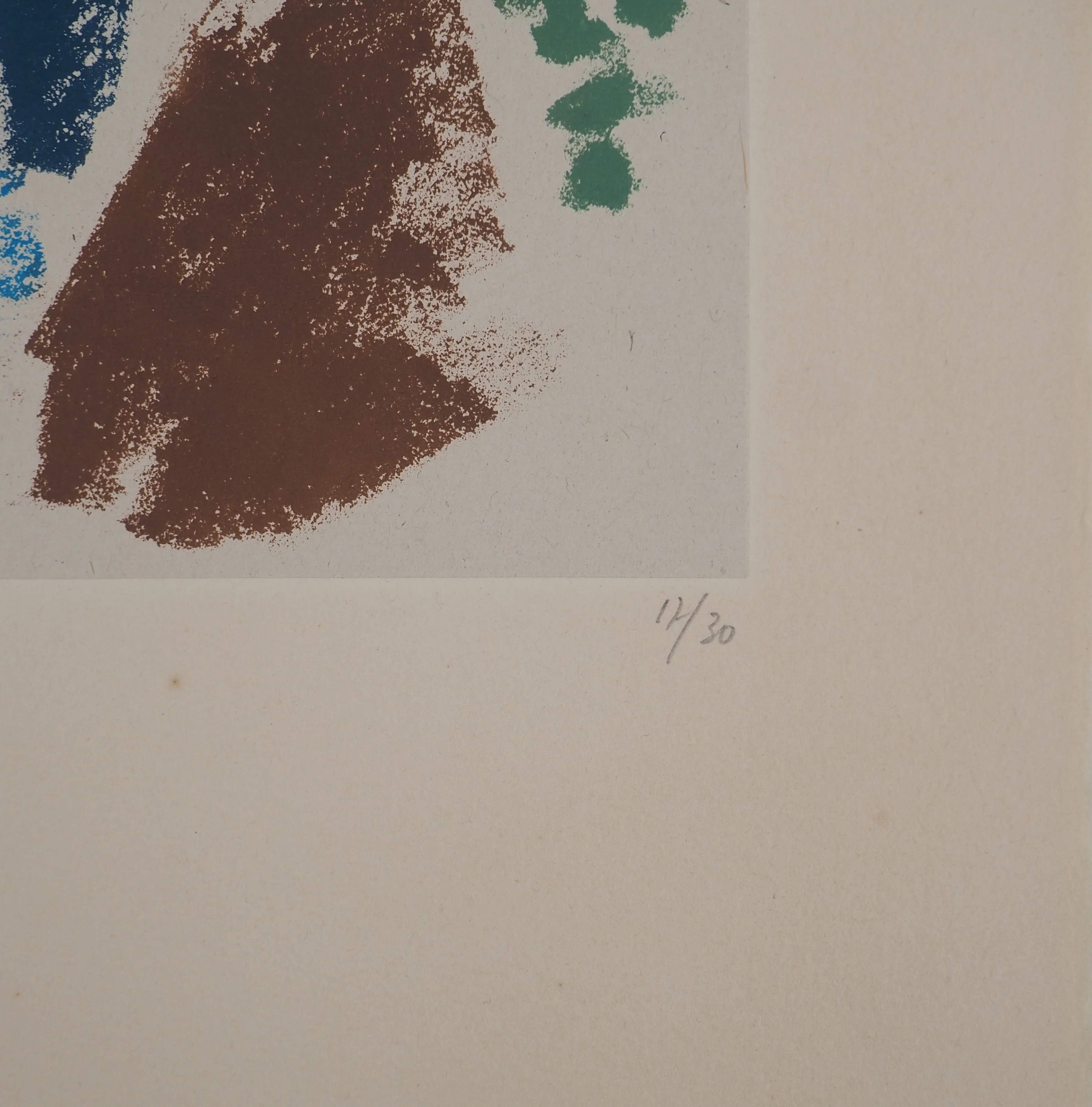 André MASSON : La cascade bleue, Lithographie originale signée - Image 6