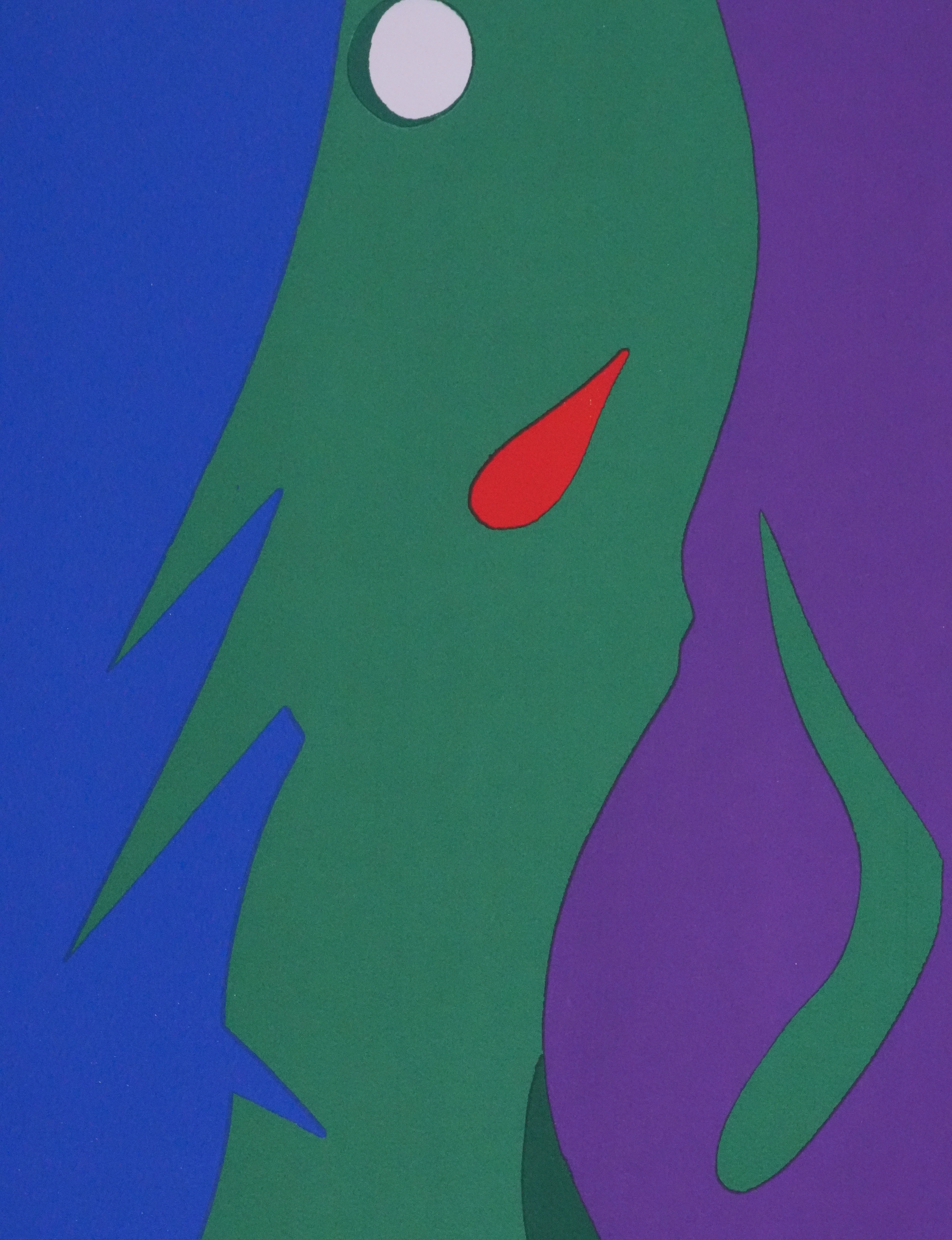 André VERDET : La larme rouge, Lithographie originale signée - Image 4