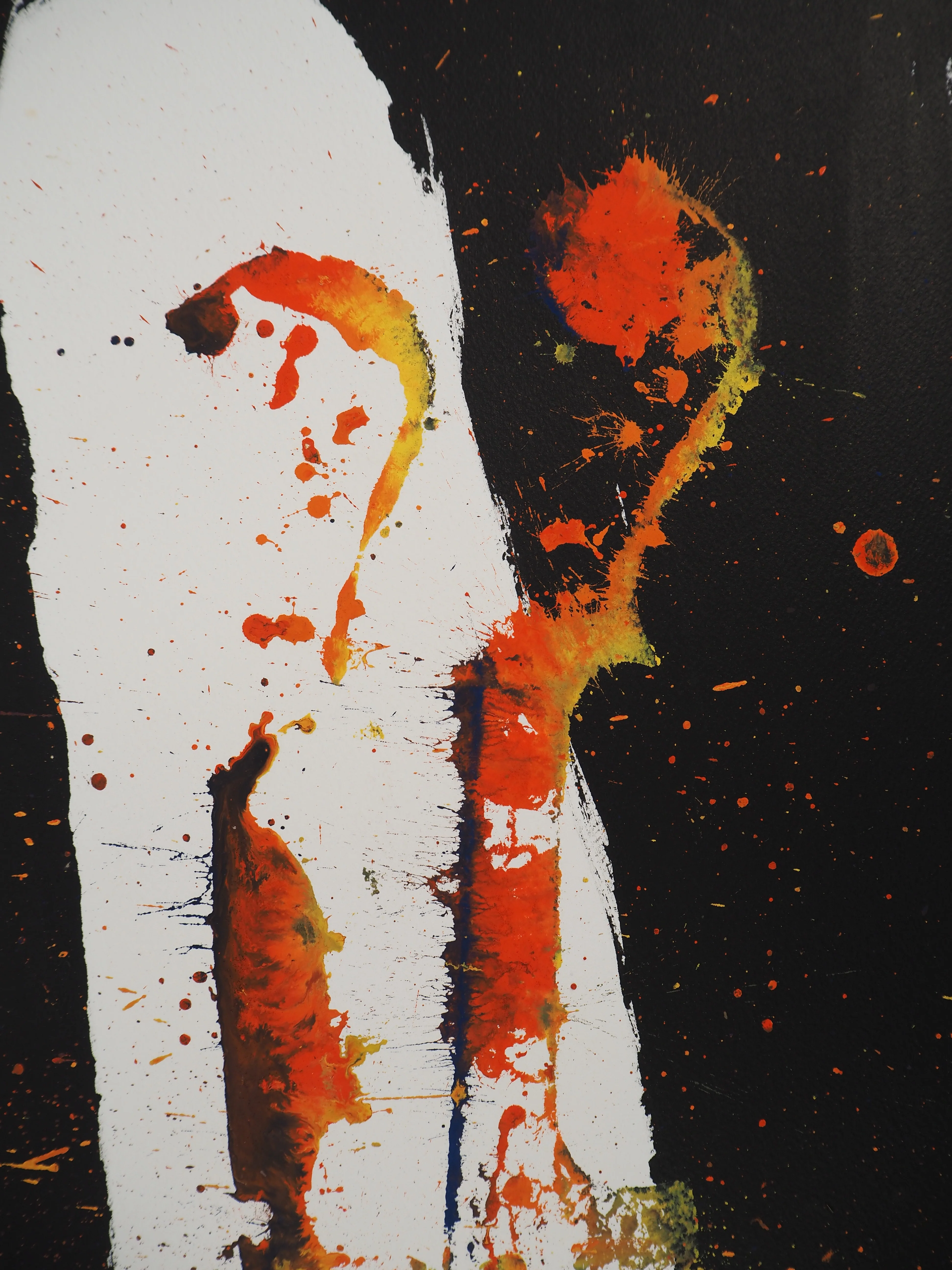 ARMAN : Violons, Chicago Riffle, Huile sur papier signée - Image 7