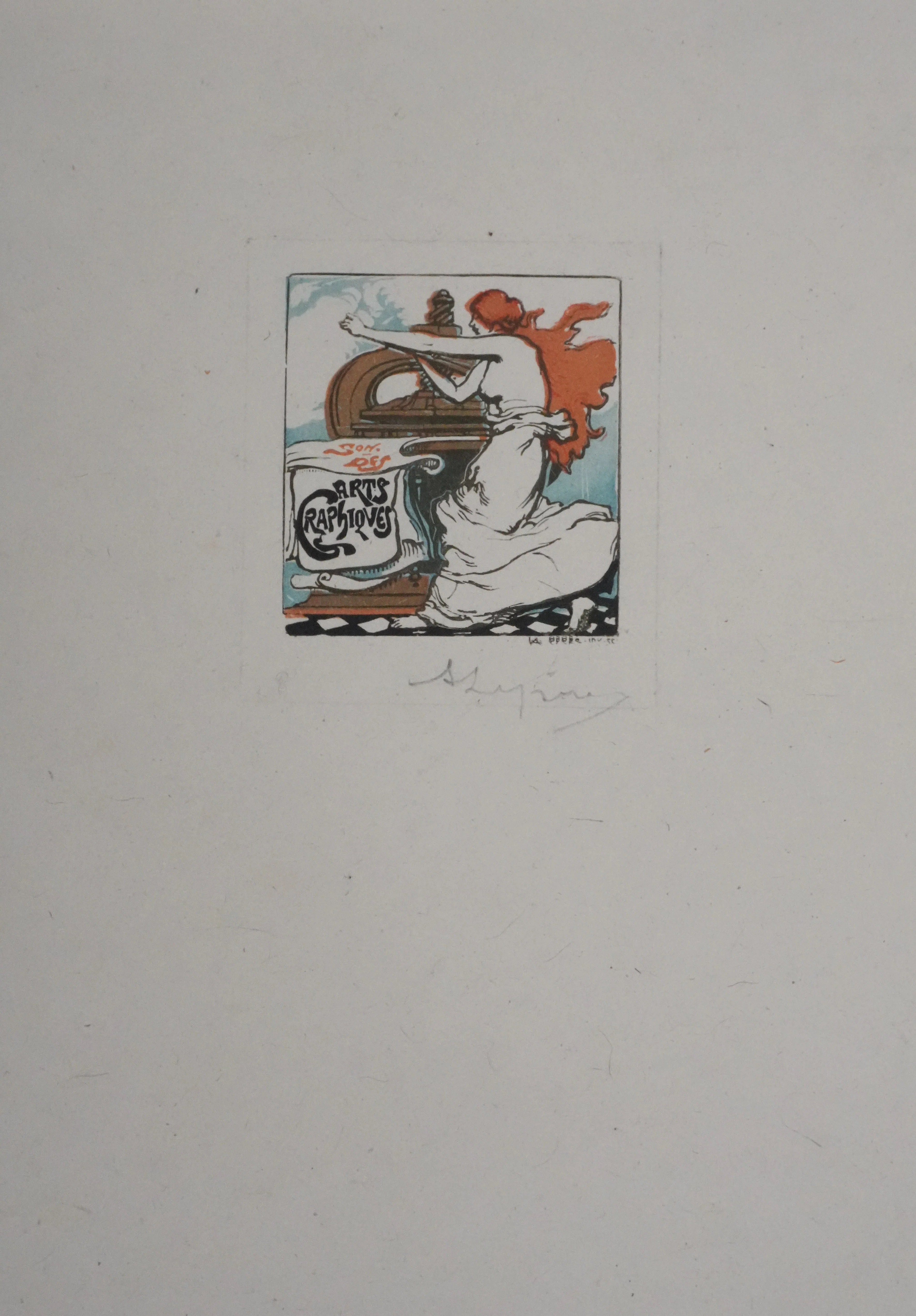 Auguste LEPERE : Arts Graphiques, Gravure originale signée - Image 4