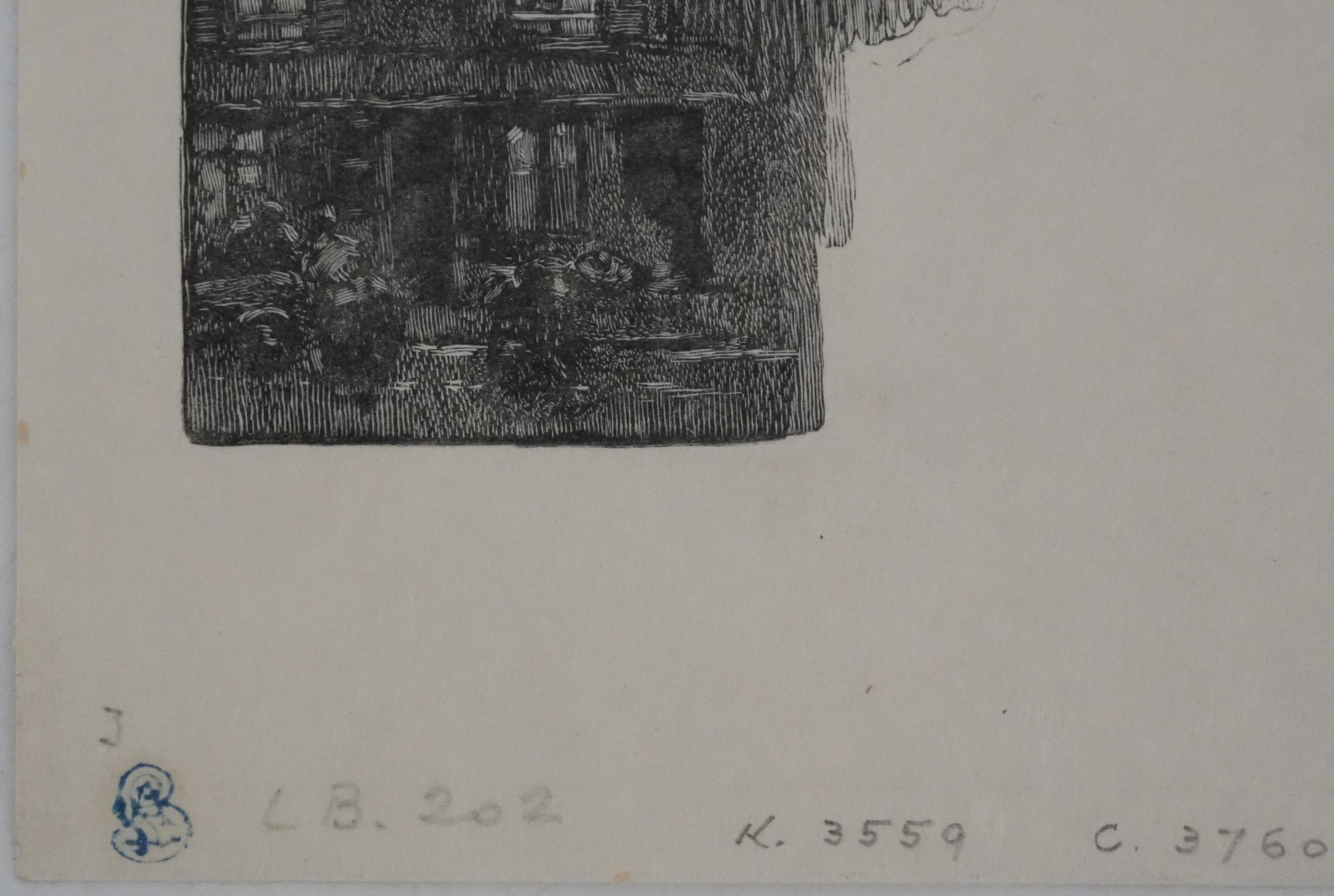 Auguste LEPERE : Sur les toits, Gravure originale signée - Image 8