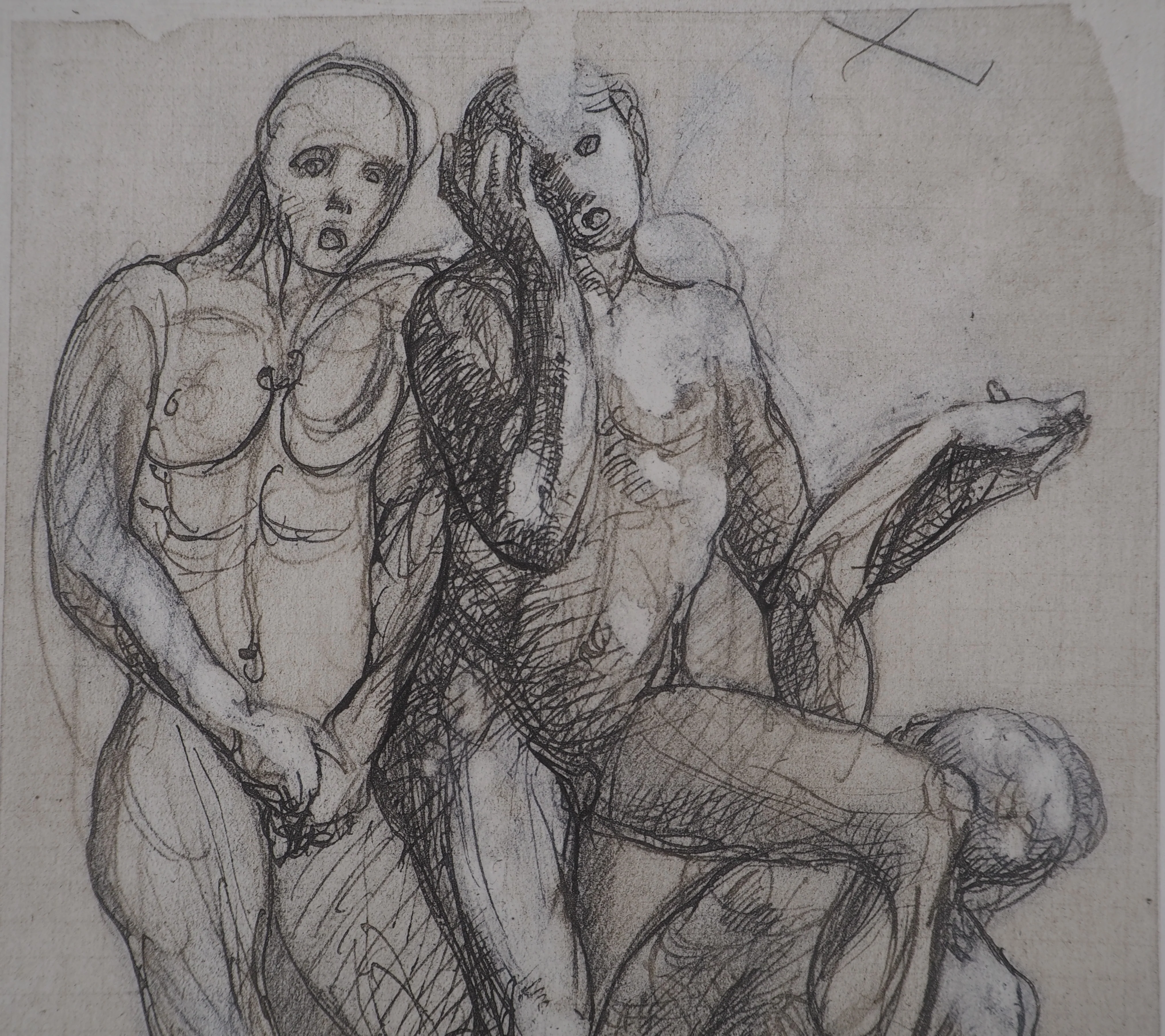 Auguste RODIN : La gêne, Gravure - Image 3