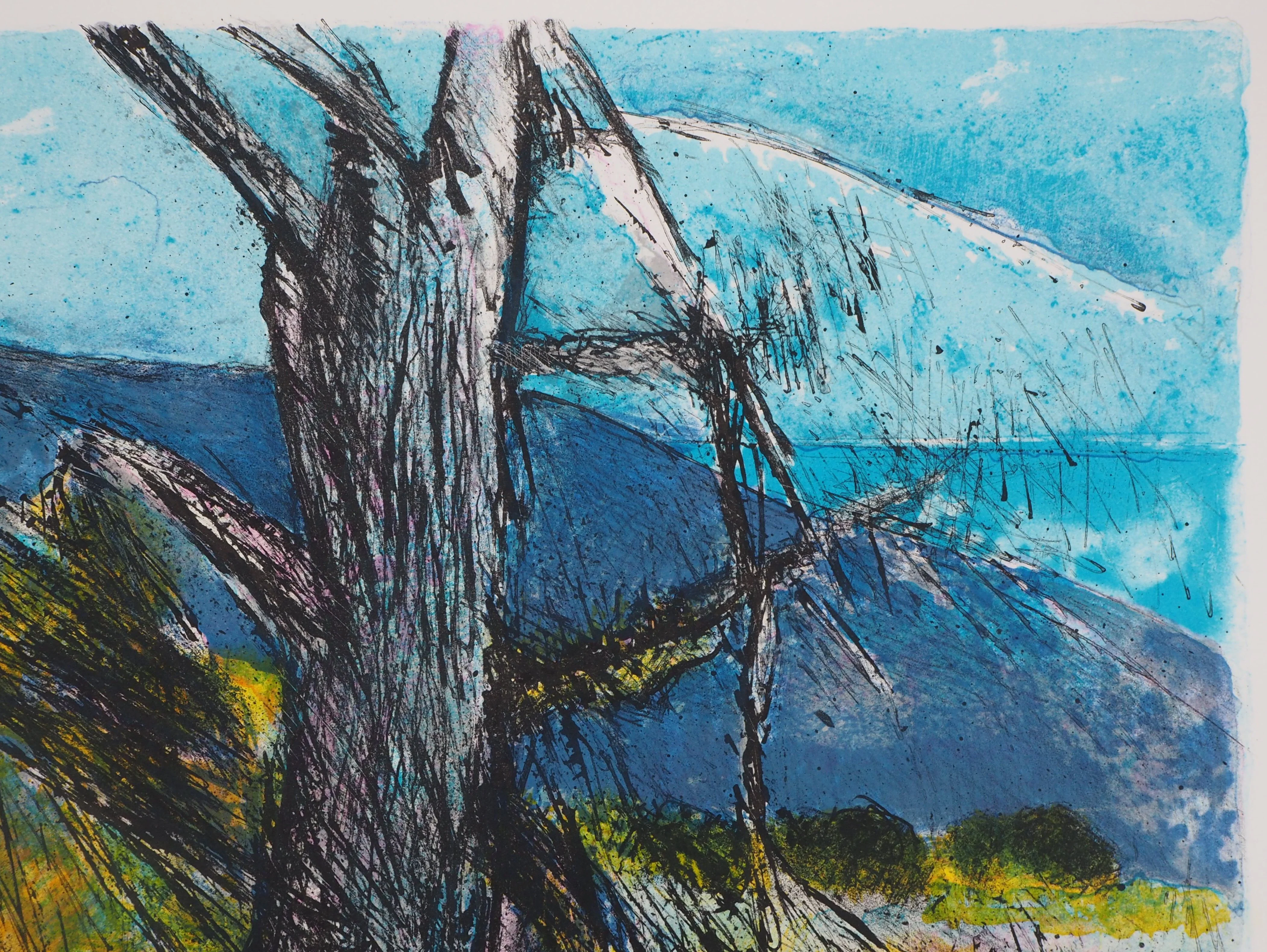 Guy BARDONE : En pleine nature, Lithographie originale signée - Image 6