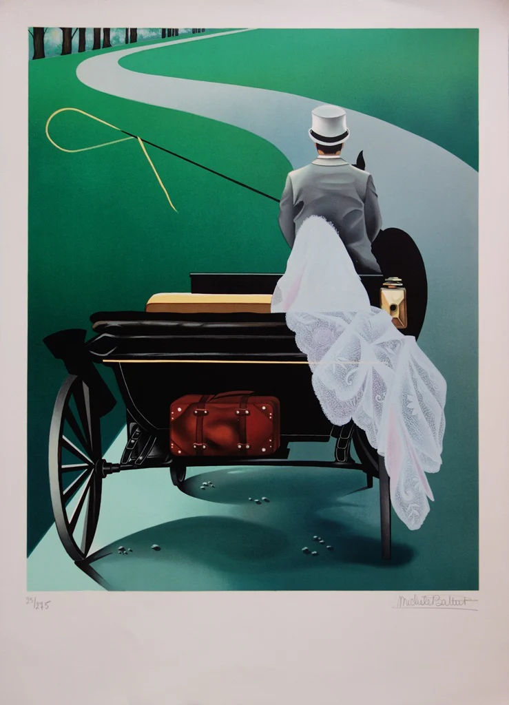 Michèle BATTUT : La Mariée, Lithographie originale signée
