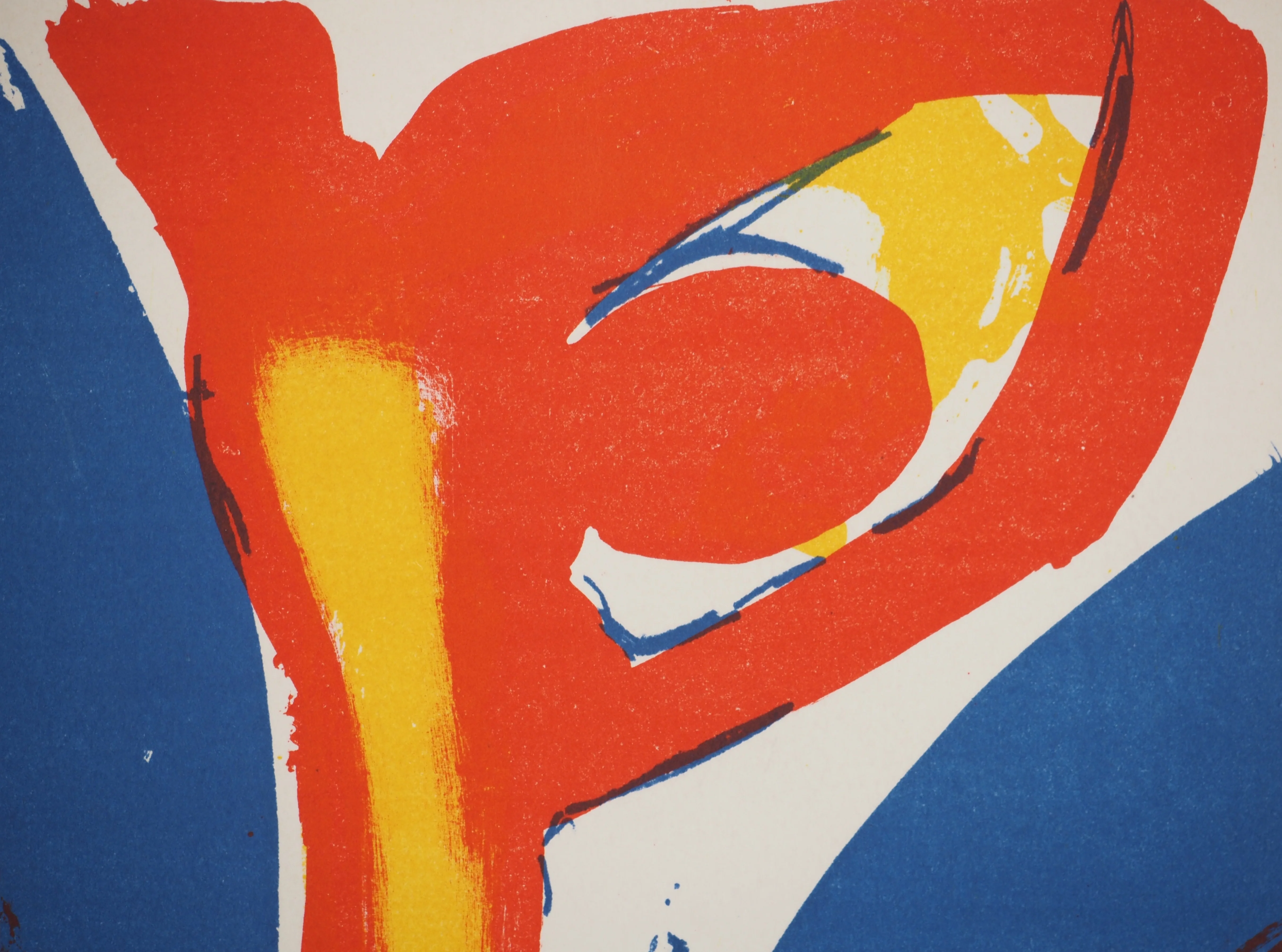 Bengt LINDSTROM : L'oeil rouge, Lithographie originale signée - Image 4