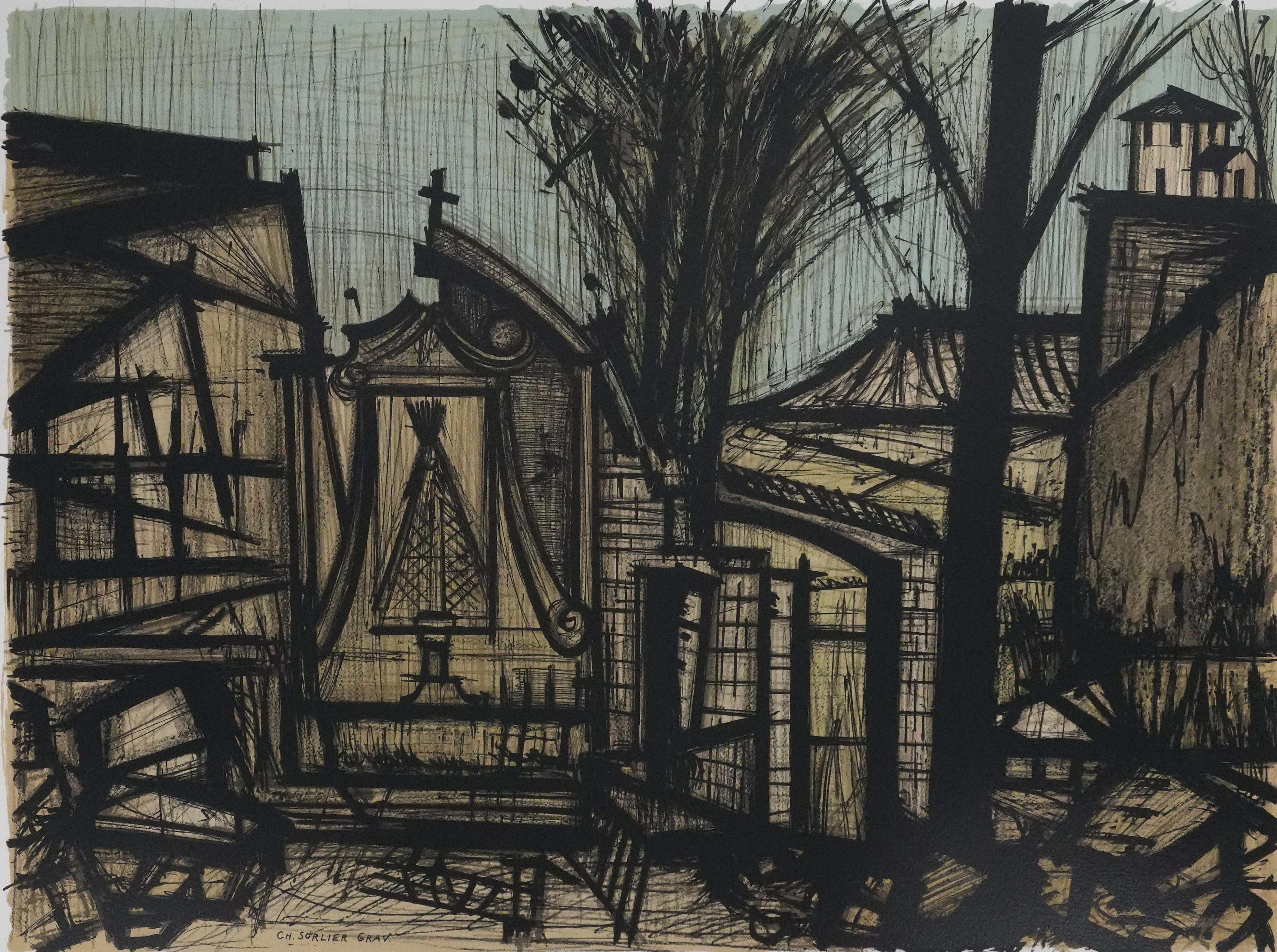 Bernard BUFFET : Carmen, Dans la montagne, Lithographie signée - Image 2