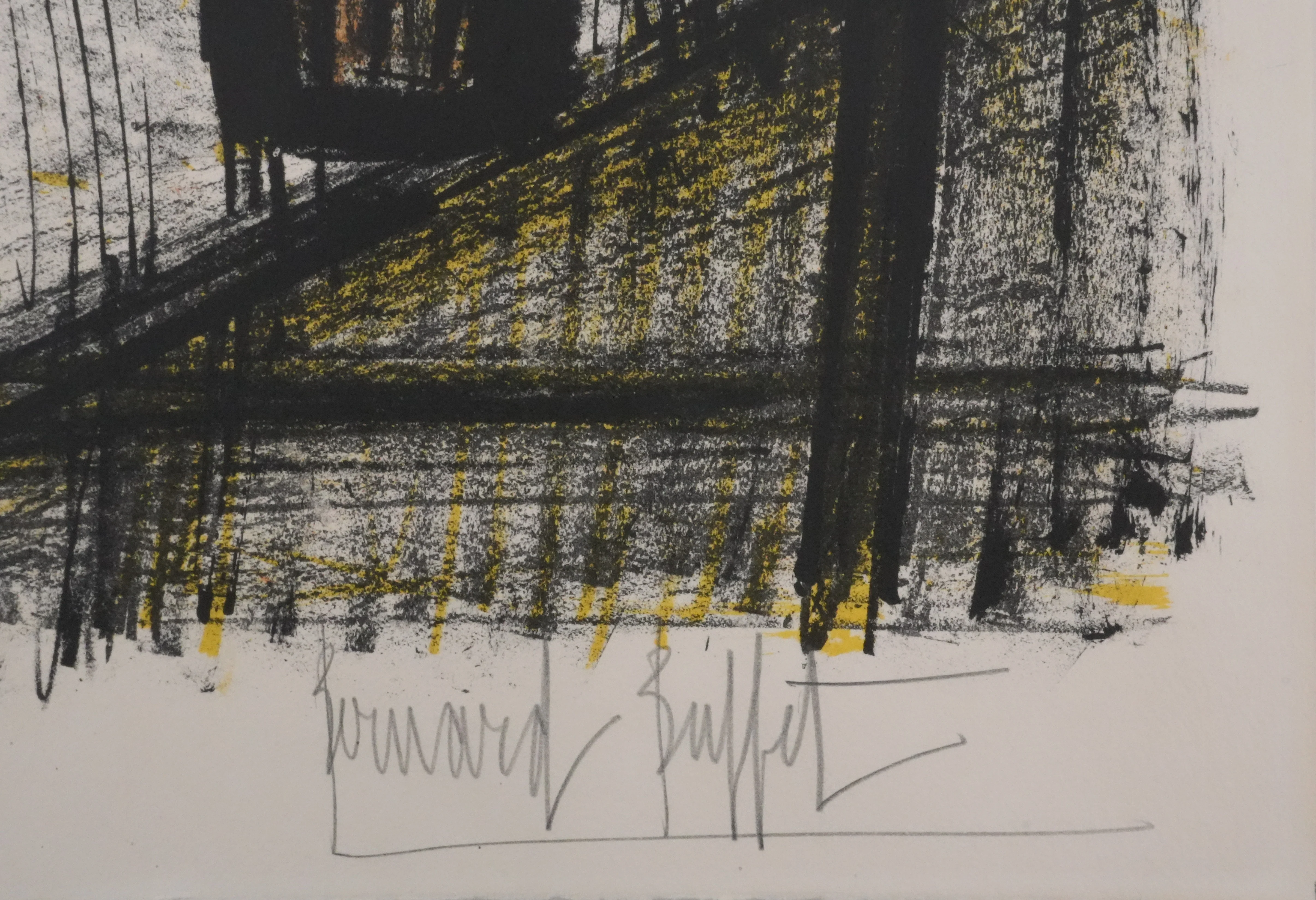 Bernard BUFFET : Les jacinthes, Lithographie originale signée - Image 2