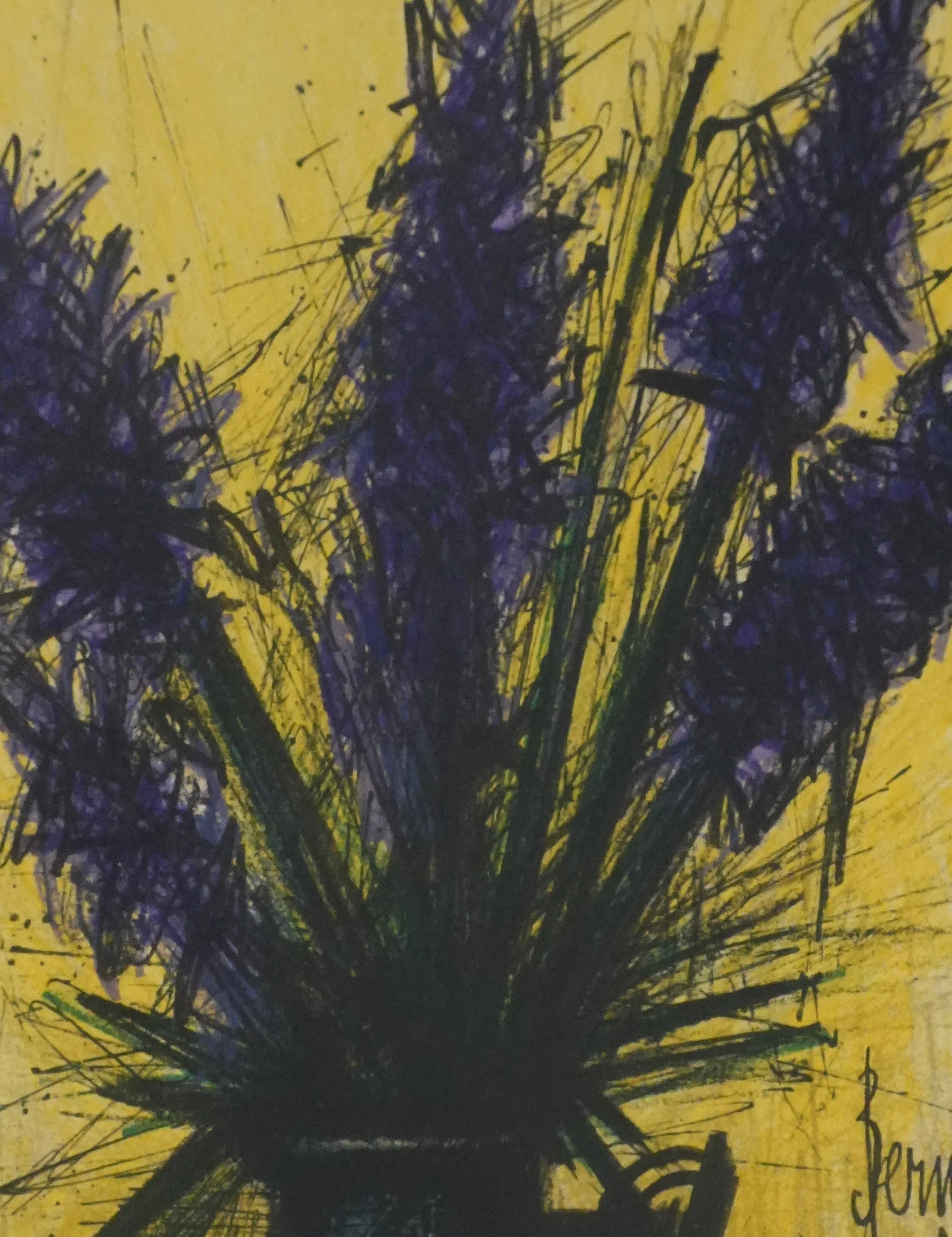 Bernard BUFFET : Les lilas, Lithographie originale signée - Image 5