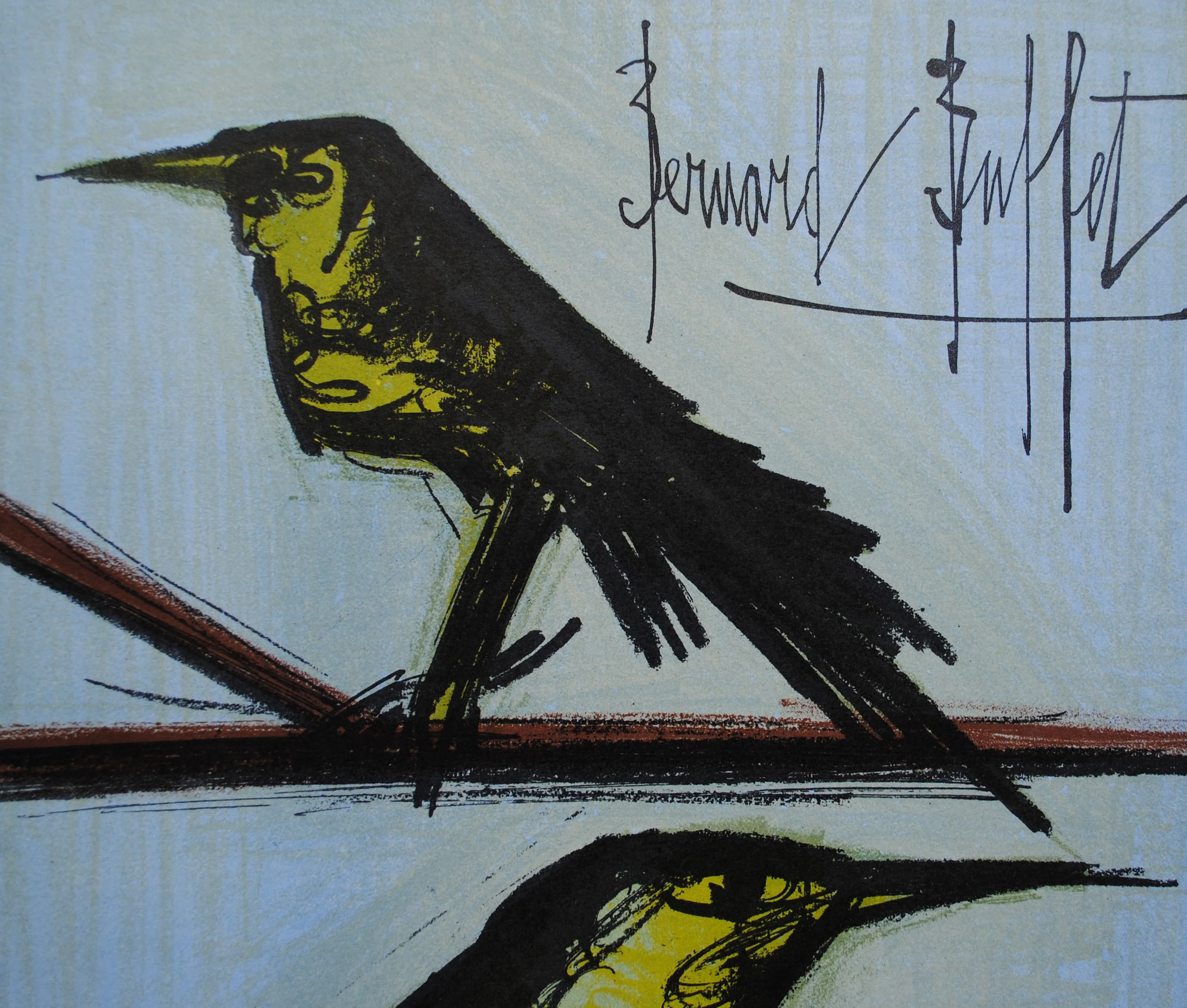 Bernard BUFFET : Les Oiseaux, Lithographie originale signée, 1967, MOURLOT - Image 3