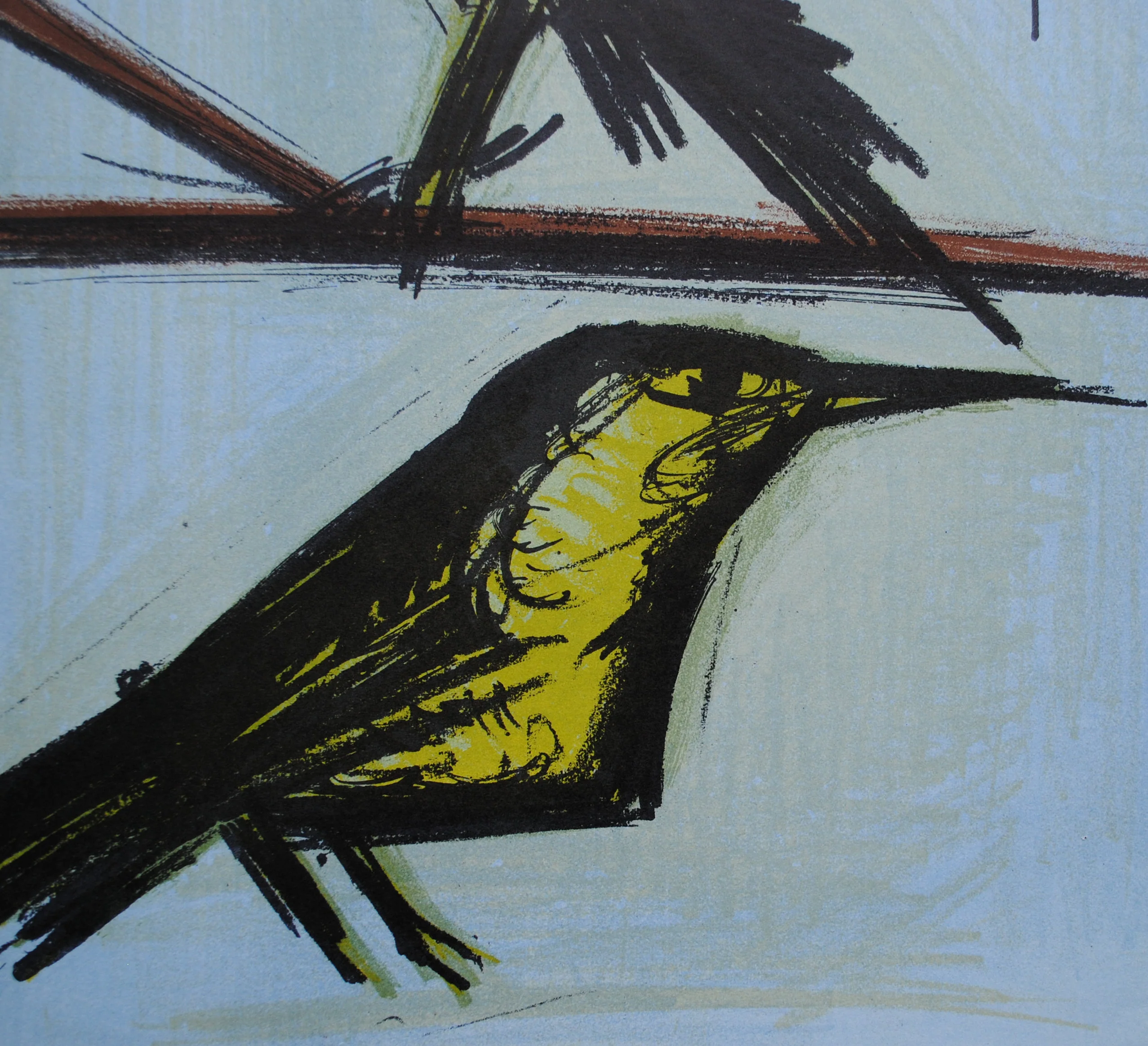 Bernard BUFFET : Les Oiseaux, Lithographie originale signée, 1967, MOURLOT - Image 4