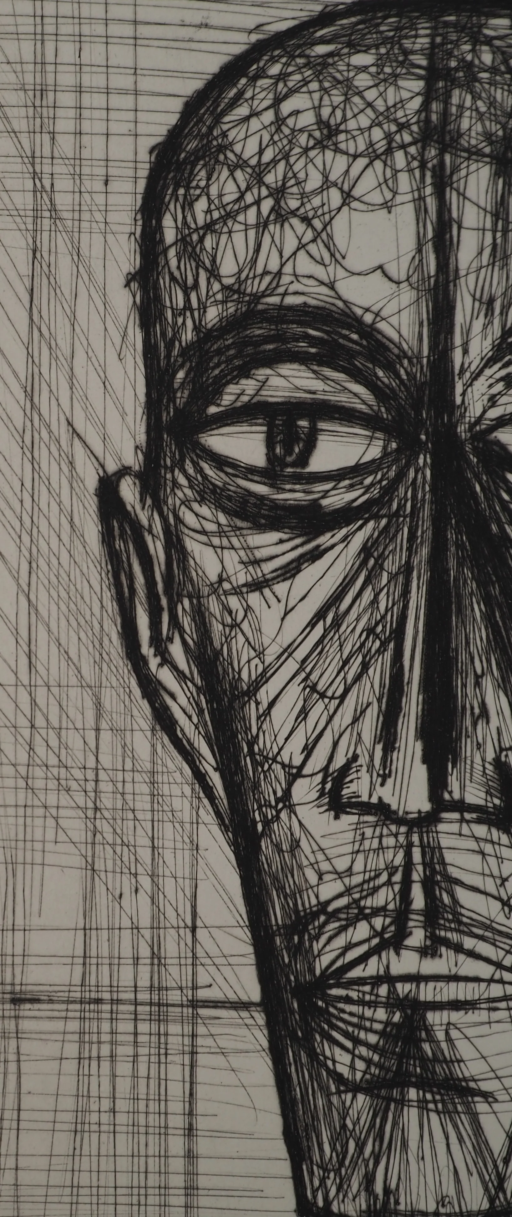 Bernard BUFFET : Portrait de Cyrano, Gravure originale - Image 4
