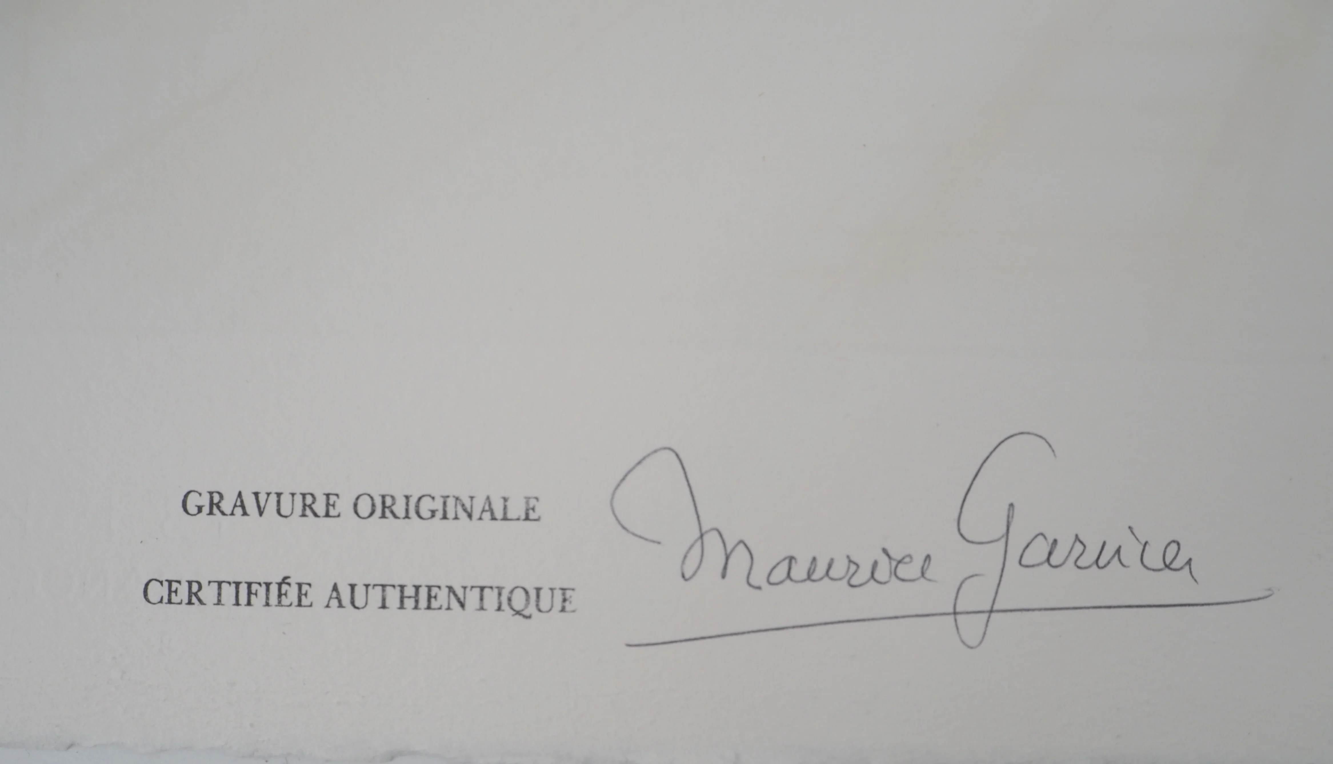 Bernard BUFFET : Voie de chemin de fer et Café de la Gare, Gravure originale signée - Image 5