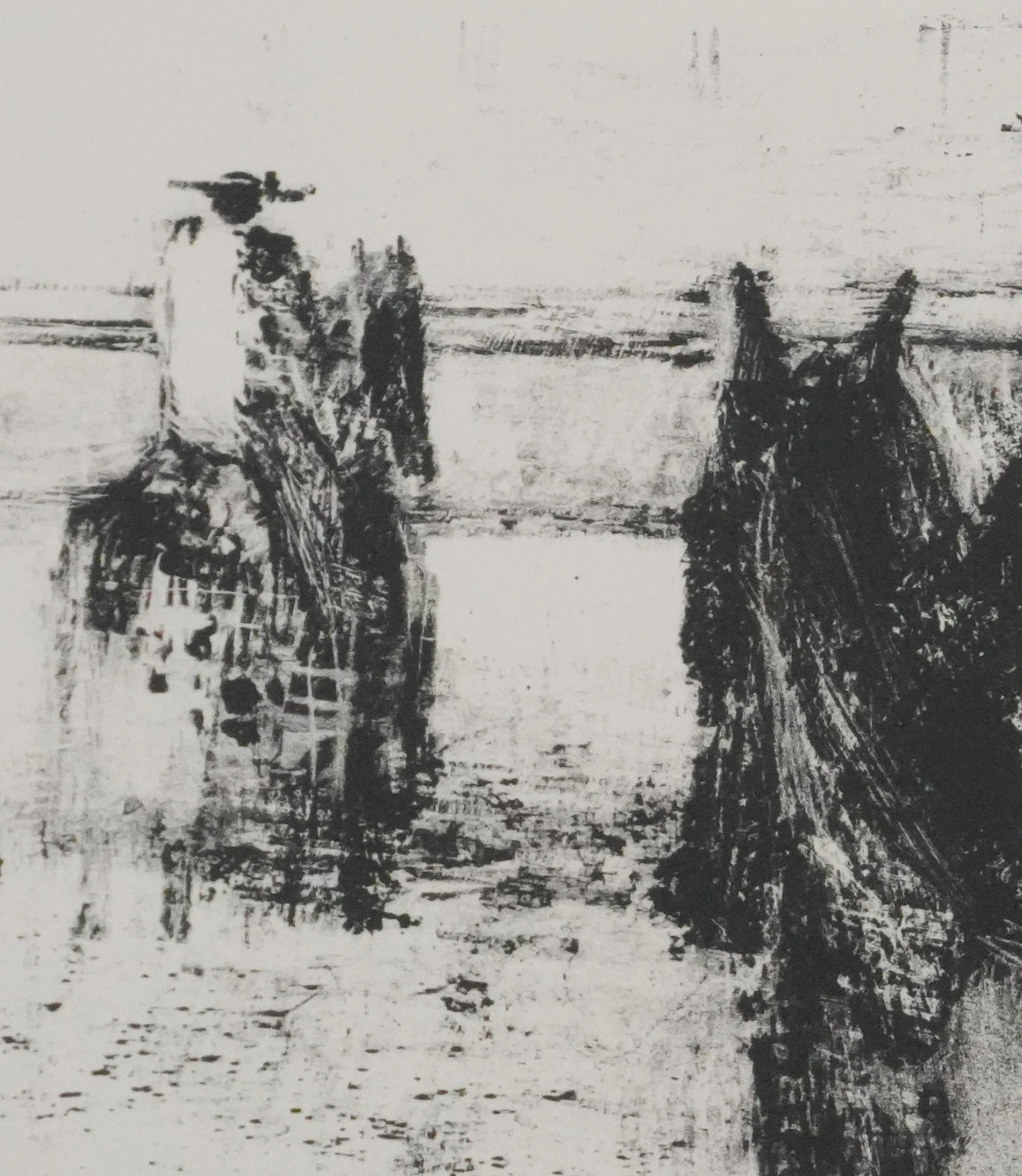 Bernard CATHELIN : Les picadores, Lithographie originale signée - Image 7