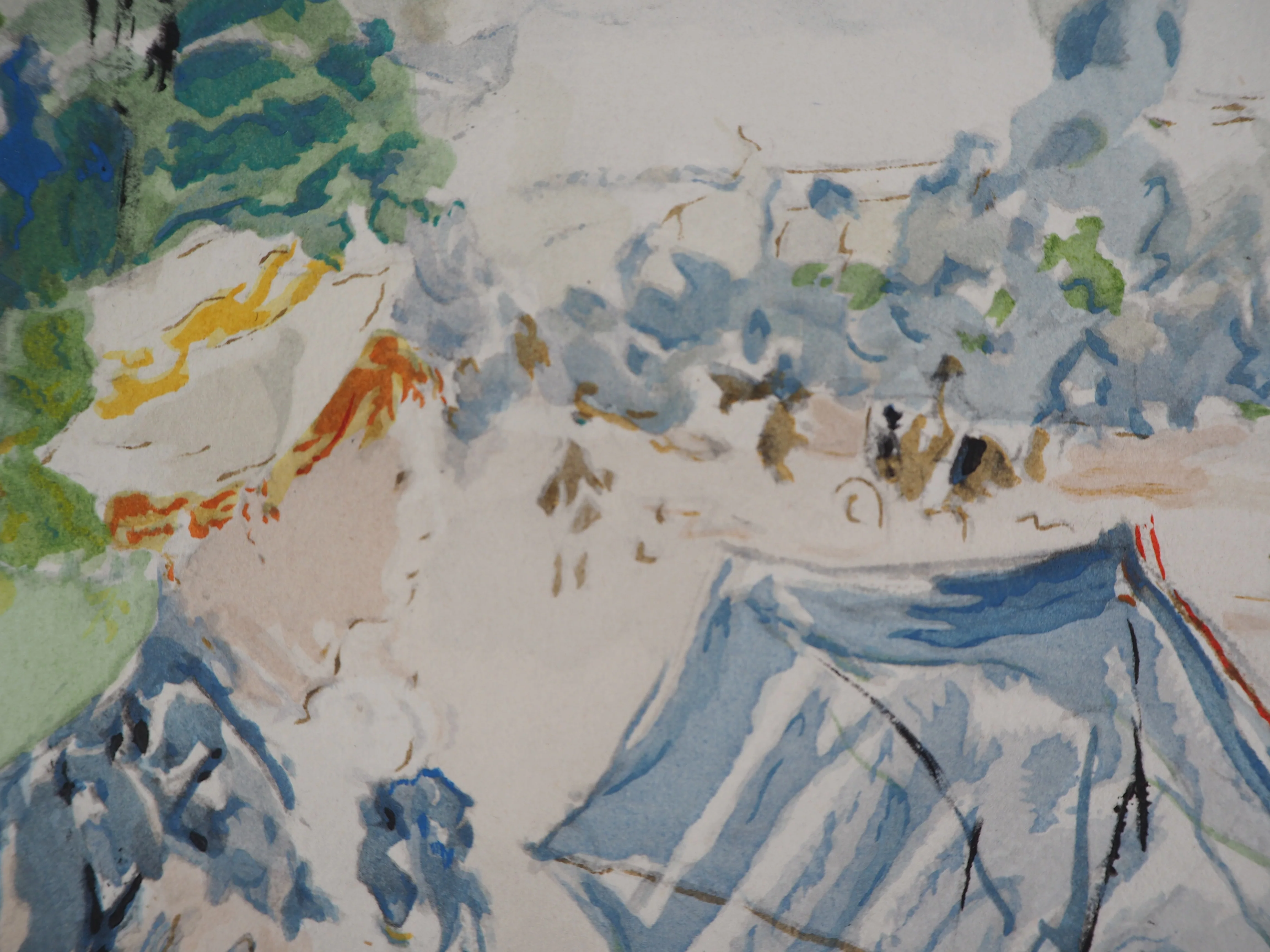 Berthe MORISOT : Jeune femme à l'ombrelle, Lithographie signée - Image 5
