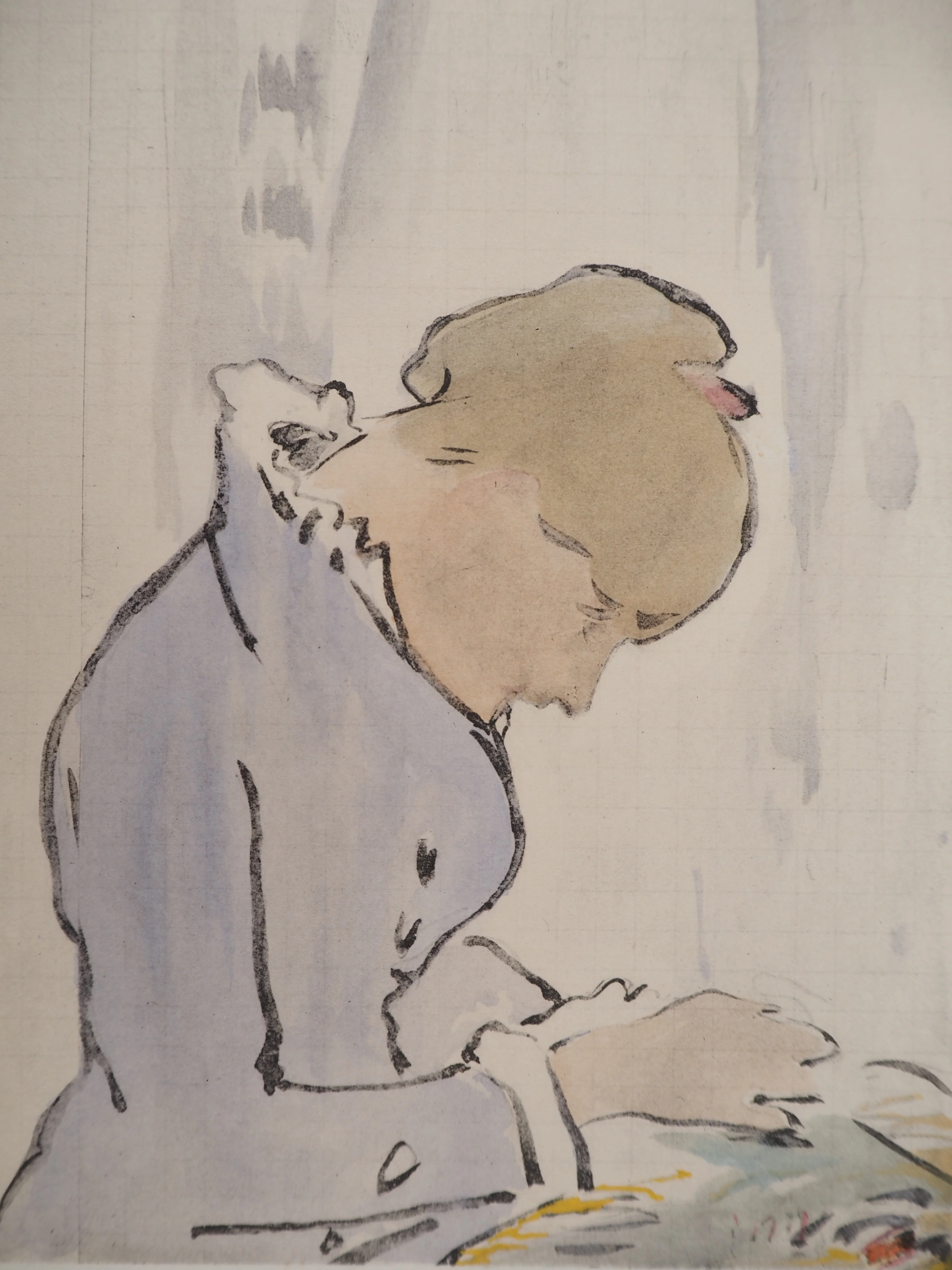 Berthe MORISOT : La couturière, Lithographie - Image 3