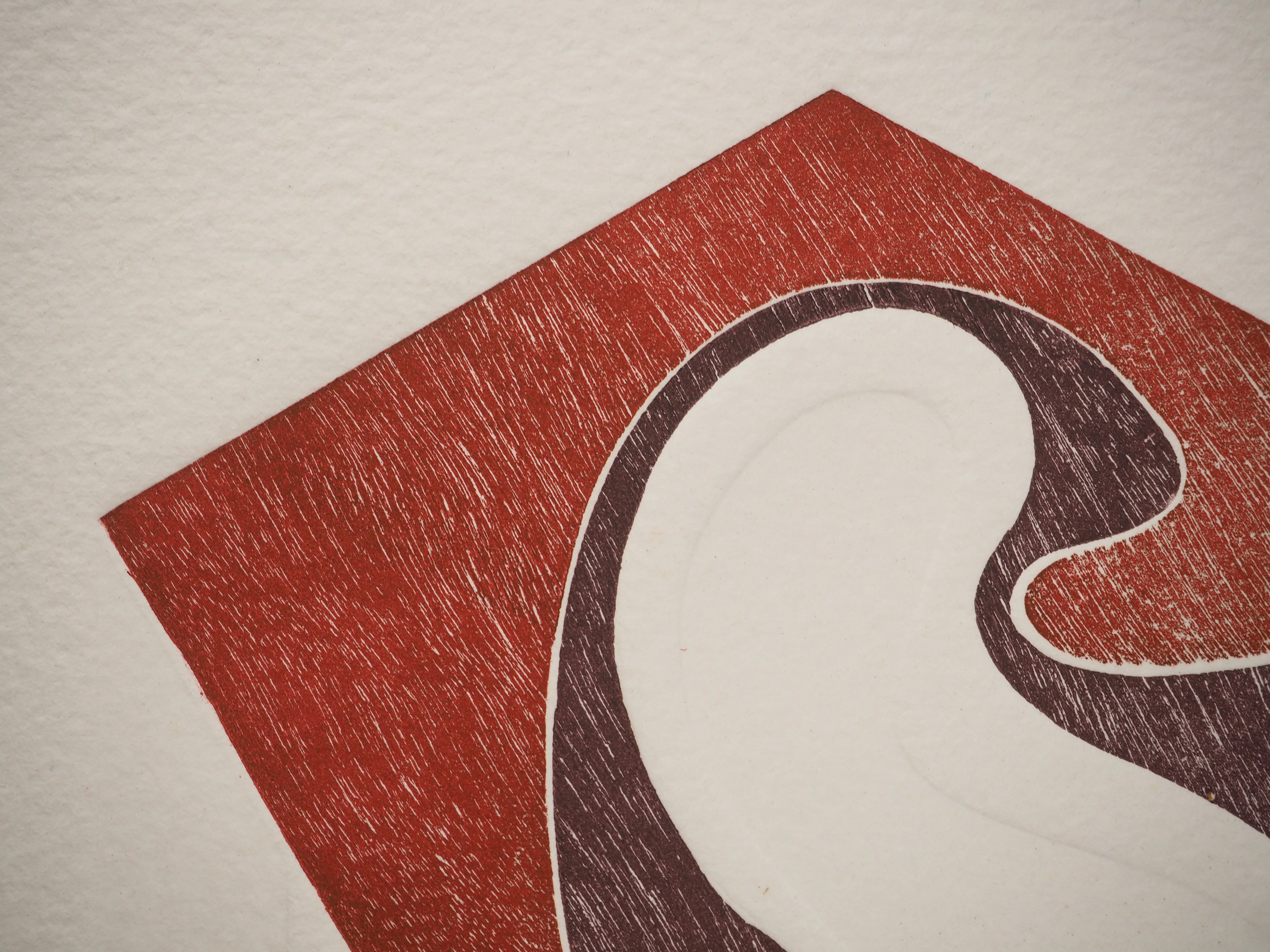 Blaise SIMON BALAZS : Forme abstraite, Gravure originale signée - Image 7