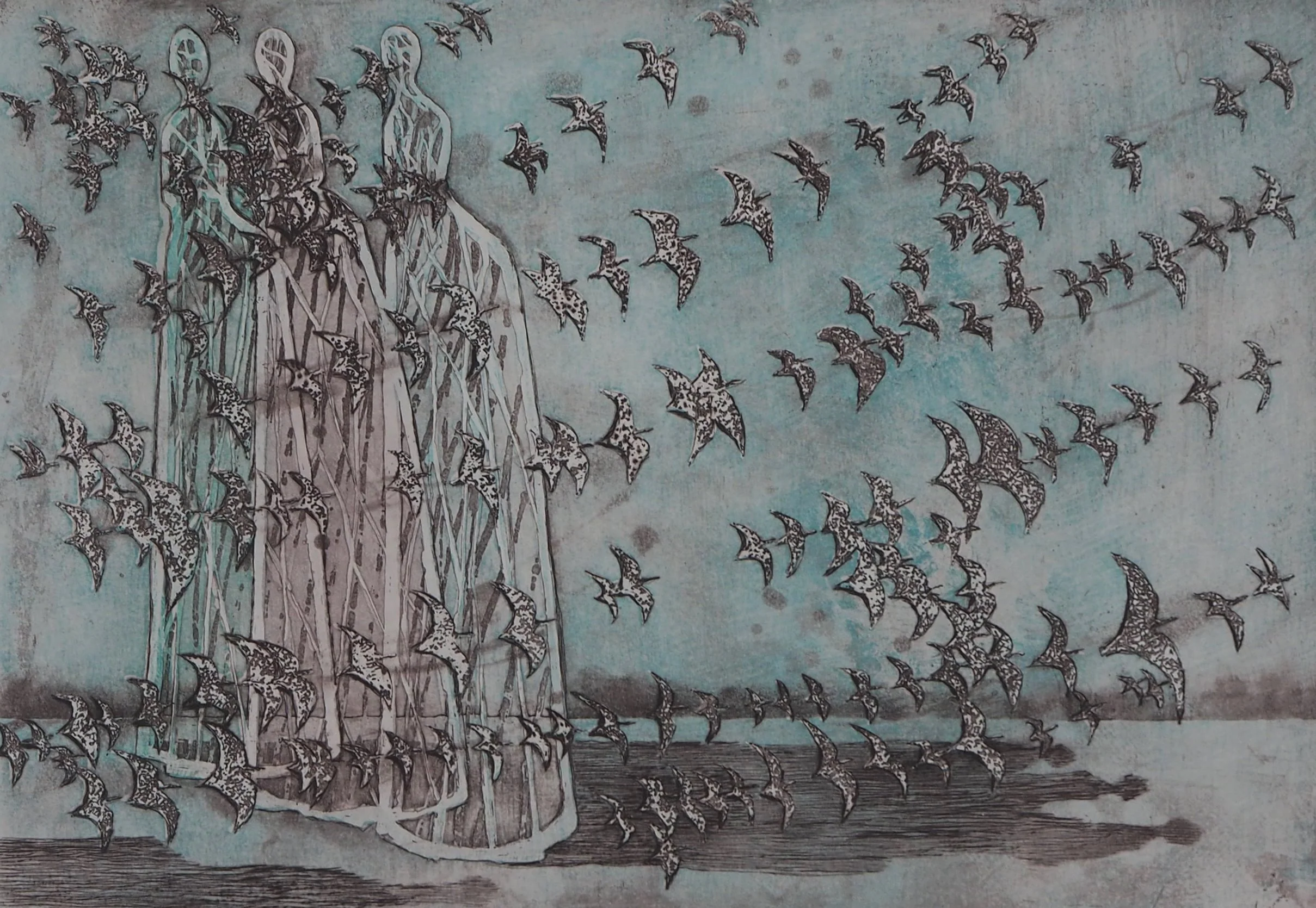 Lars BO : Dames de lumières, Gravure originale signée - Image 5