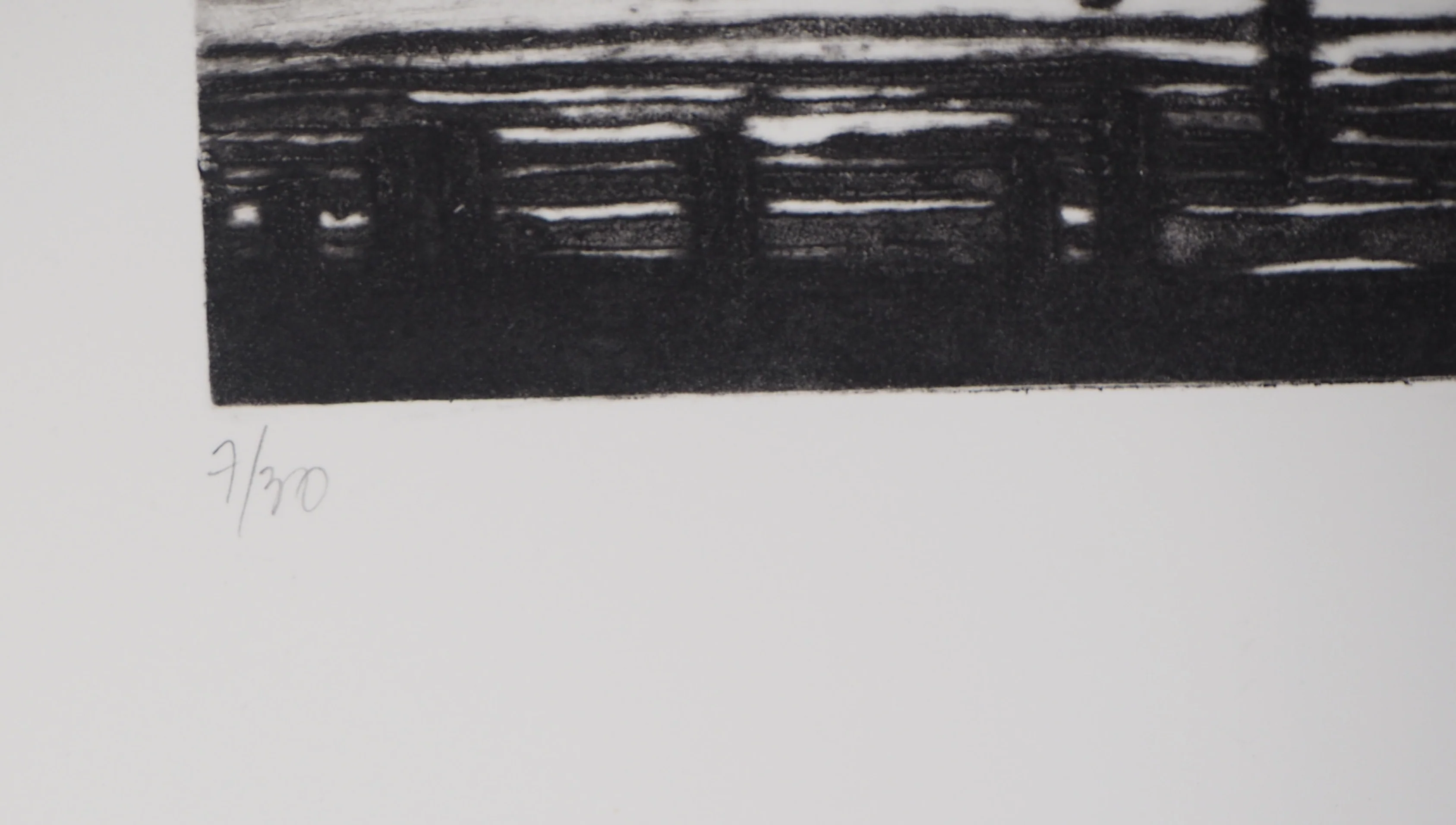 Caroline BOUYER : Déchetterie d’Iury, Gravure originale signée - Image 5