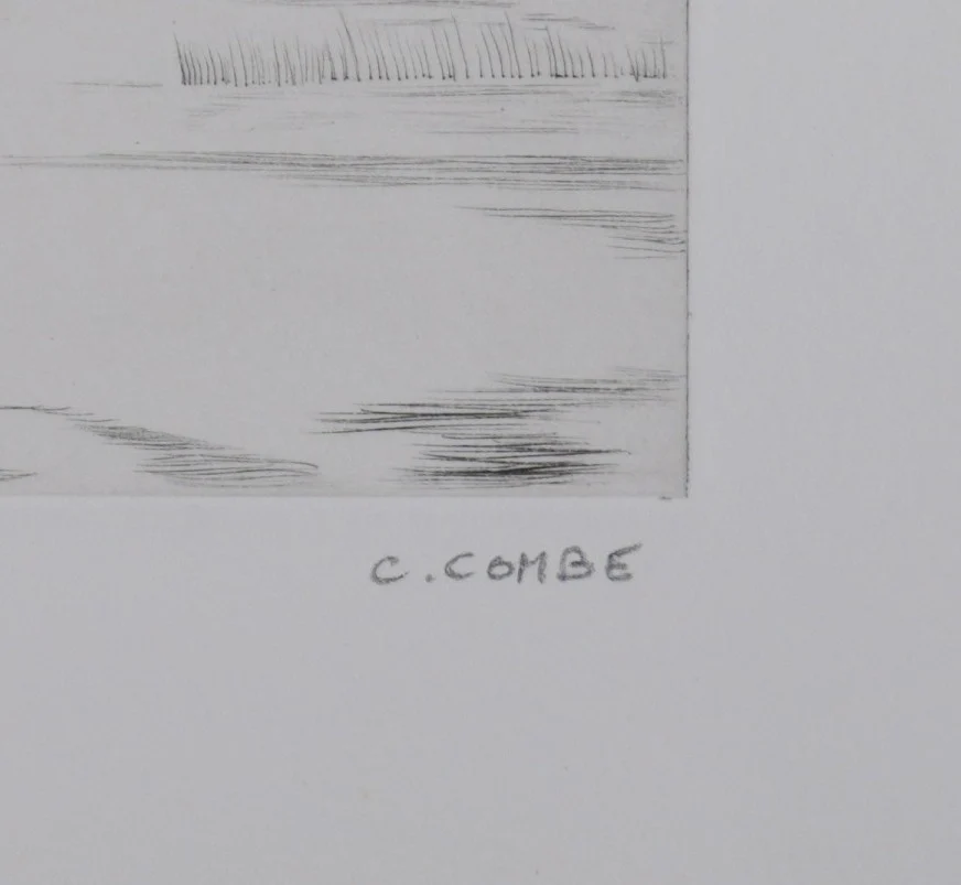Camille COMBE : Au pays de Weber, Gravure originale signée - Image 2