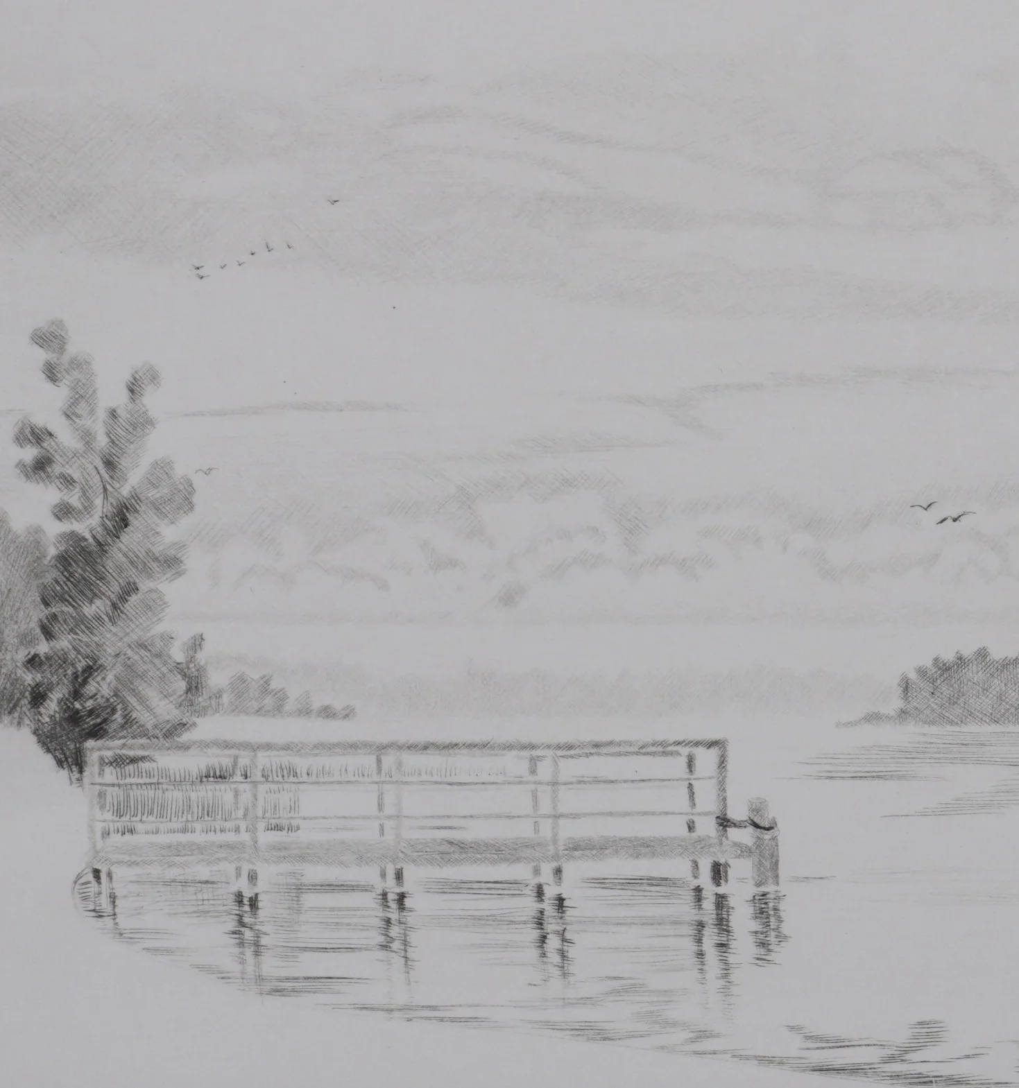 Camille COMBE : Au pays de Weber, Gravure originale signée - Image 5