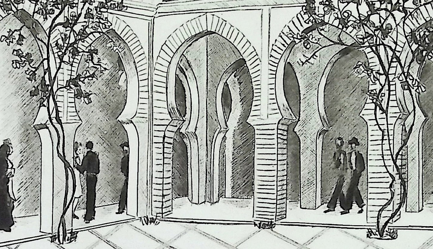Camille COMBE : Grenade : à San Salvador, Gravure originale signée - Image 3